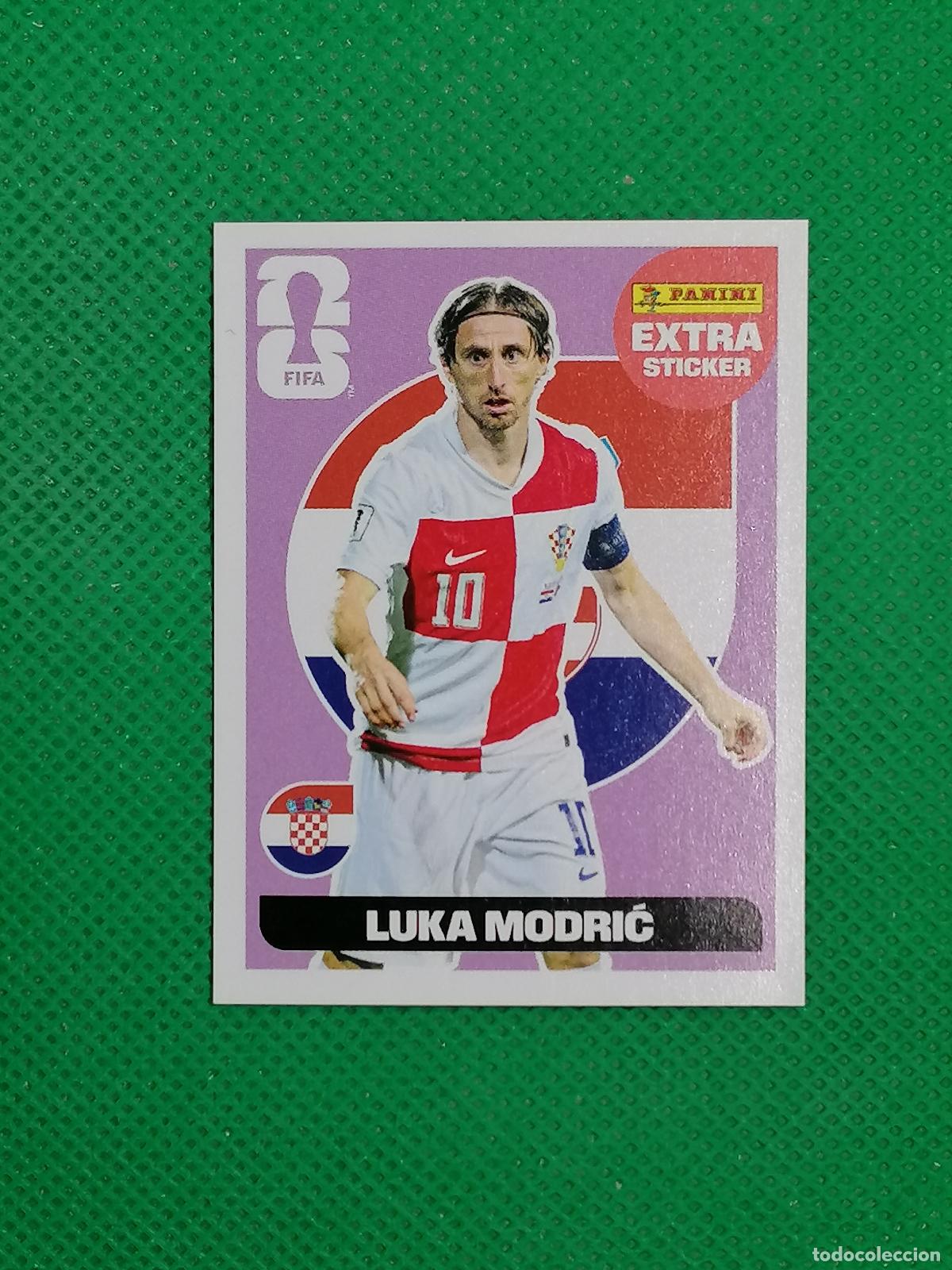 Cromos de F&uacute;tbol: LUKA MODRIC CROACIA MORADO EXTRA STICKER ⚽ PANINI FIFA MUNDIAL WORLD CUP 26 2026 STICKER ⚽