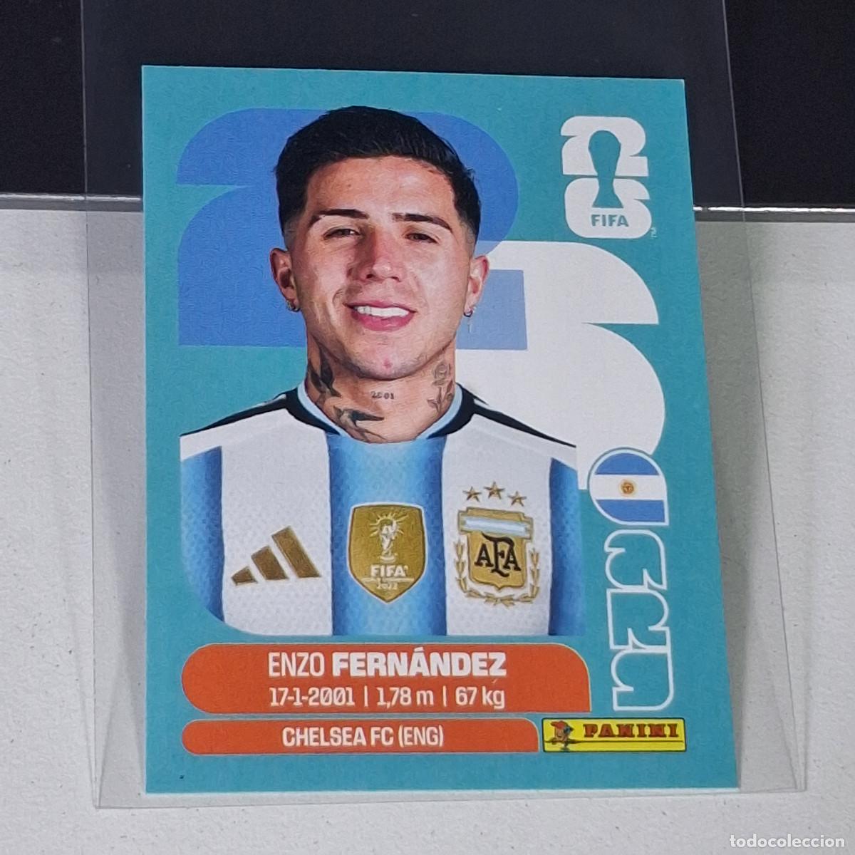 Cromos de F&uacute;tbol: A39 ARG8 ENZO FERN&Aacute;NDEZ 8 ARGENTINA ARG MUNDIAL FIFA WORLD CUP 2026 STICKER PANINI