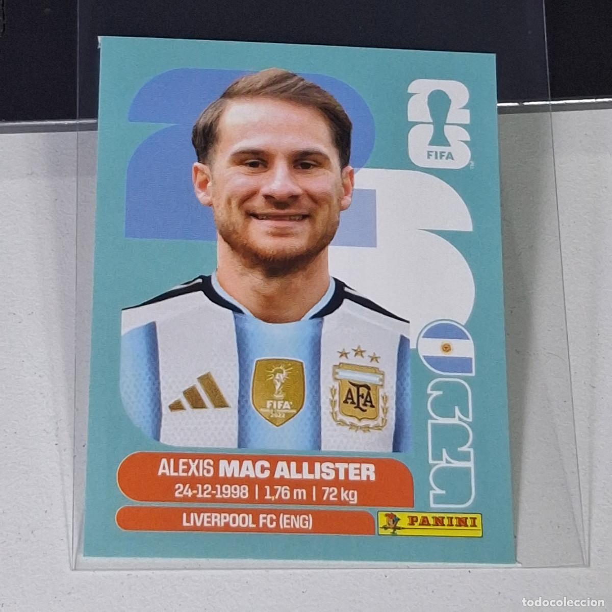 Cromos de F&uacute;tbol: A39 ARG9 ALEXIS MAC ALLISTER 9 ARGENTINA ARG MUNDIAL FIFA WORLD CUP 2026 STICKER PANINI