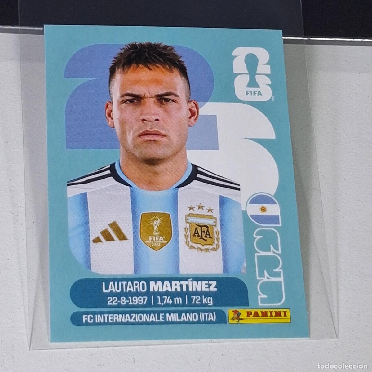 Cromos de F&uacute;tbol: A39 ARG18 LAUTARO MART&Iacute;NEZ 18 ARGENTINA ARG MUNDIAL FIFA WORLD CUP 2026 STICKER PANINI