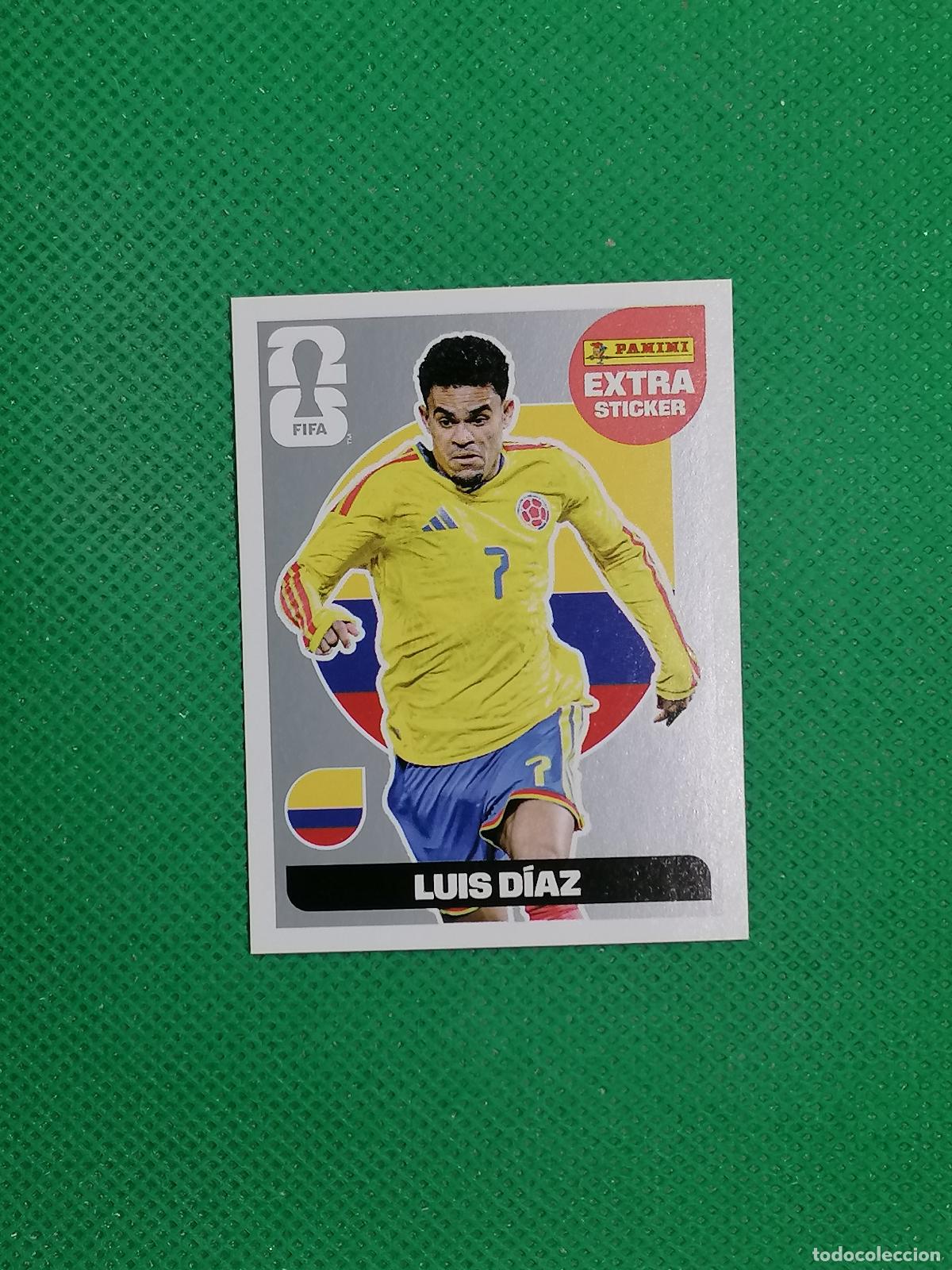 Cromos de F&uacute;tbol: LUIS DIAZ PLATA COLOMBIA EXTRA STICKER ⚽ PANINI FIFA MUNDIAL WORLD CUP 26 2026 STICKER ⚽