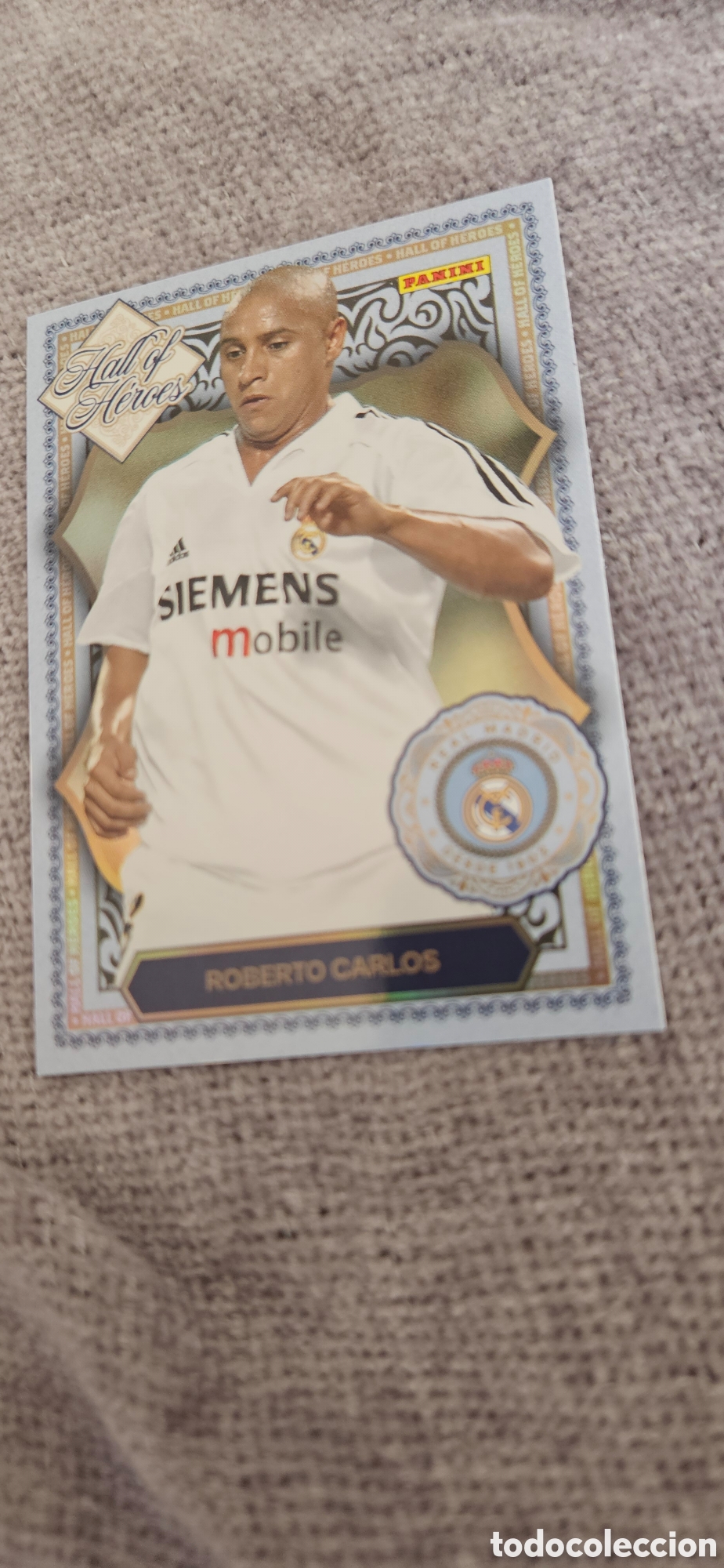 Cromos de F&uacute;tbol: Roberto carlos HH3 Hall of heroes real Madrid panini club 2025-2026 25 26