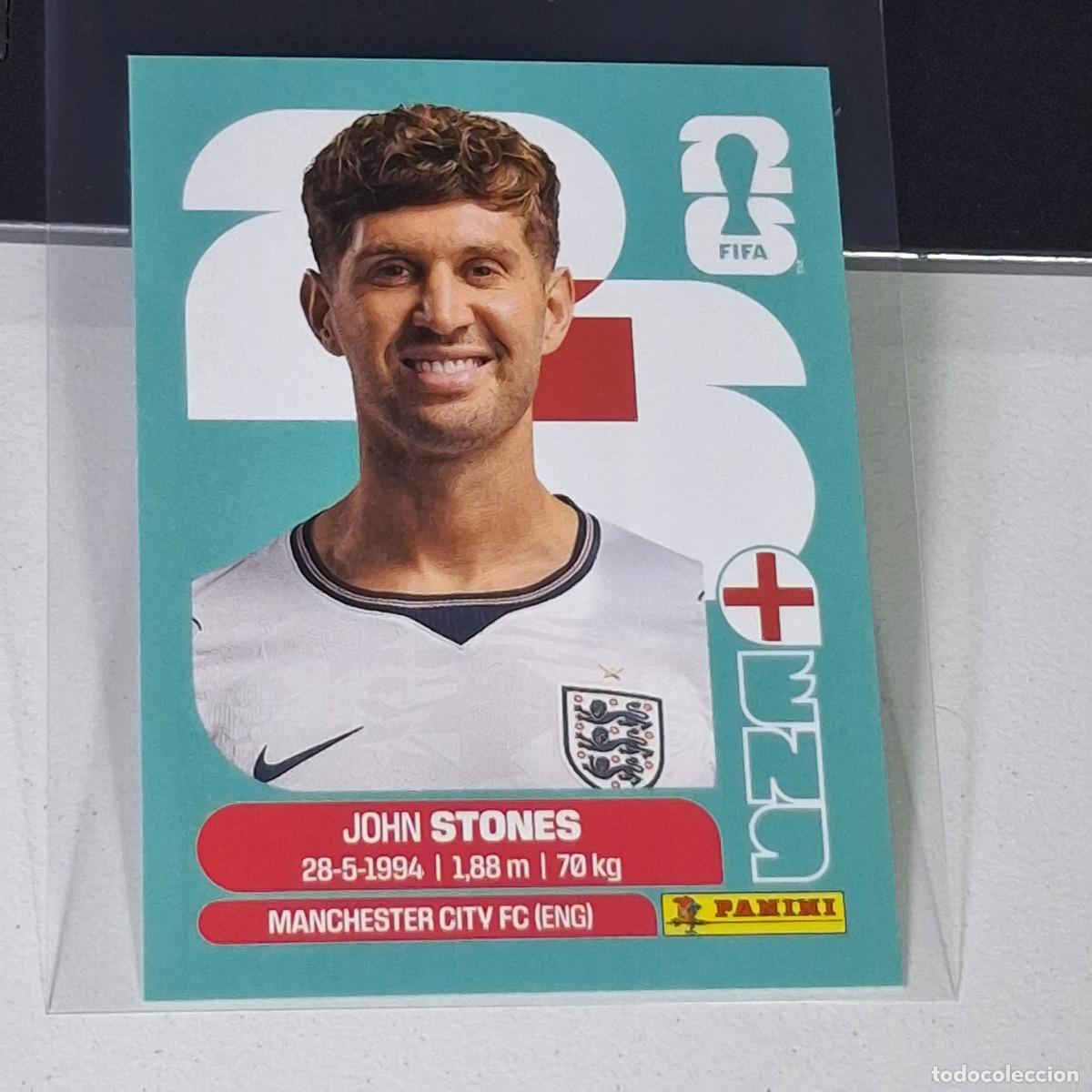 Cromos de F&uacute;tbol: A39 ENG3 JOHN STONES 3 INGLATERRA ENGLAND ENG MUNDIAL FIFA WORLD CUP 2026 STICKER PANINI