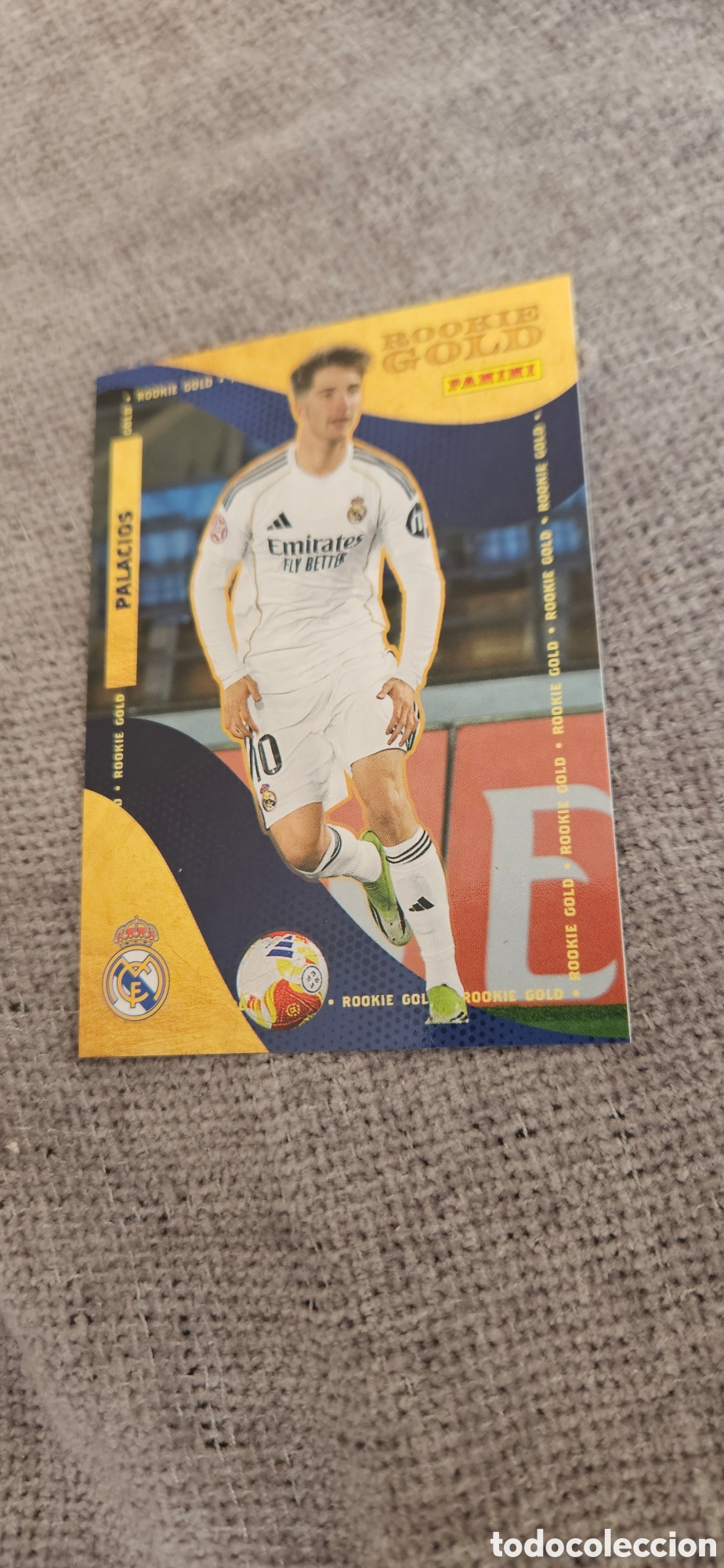 Cromos de F&uacute;tbol: Palacios 60 Rookie gold real Madrid panini club 2025-2026 25 26