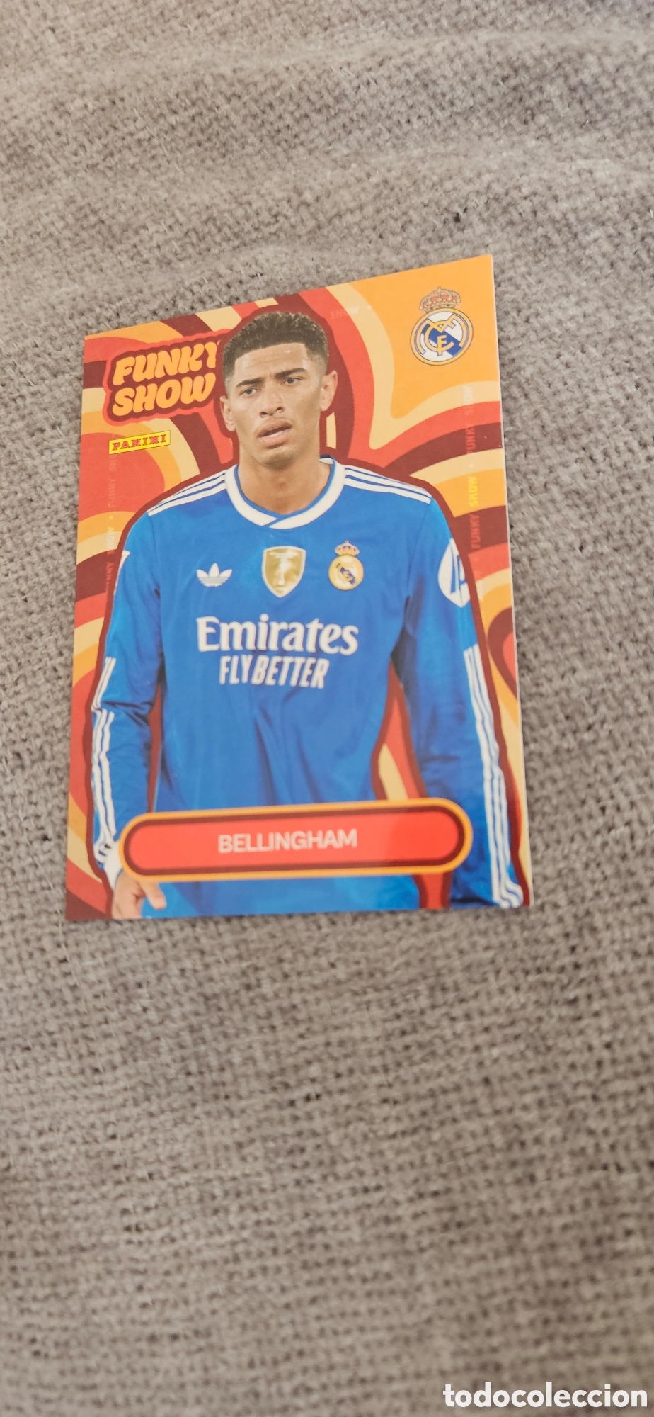 Cromos de F&uacute;tbol: Bellingham 51 Funky show real Madrid panini club 2025-2026 25 26