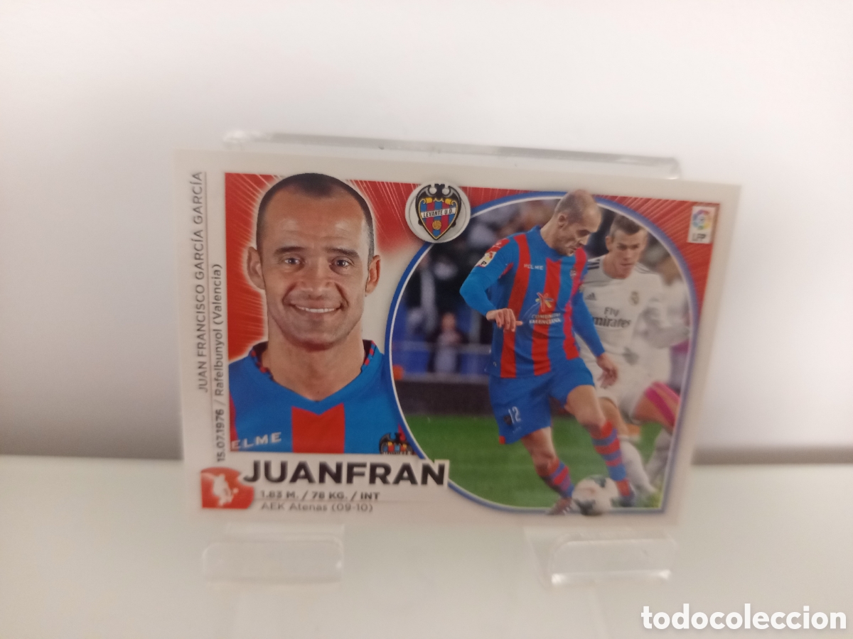 Fu&szlig;ball-Sticker: ❇️ CROMO ⚽ JUANFRAN LEVANTE 14 15 2014 2015 ESTE PANINI SIN PEGAR ❇️