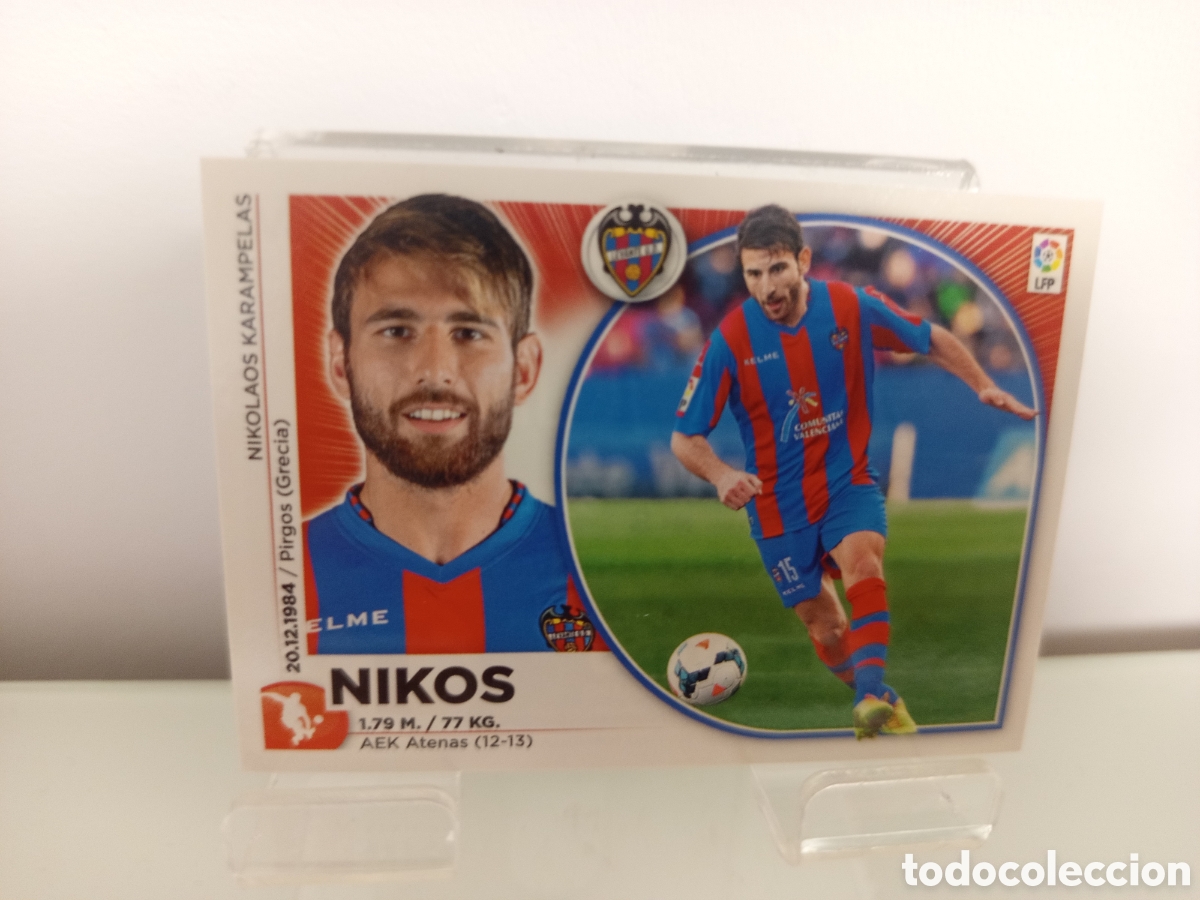 Fu&szlig;ball-Sticker: ❇️ CROMO ⚽ NIKOS LEVANTE 14 15 2014 2015 ESTE PANINI SIN PEGAR ❇️