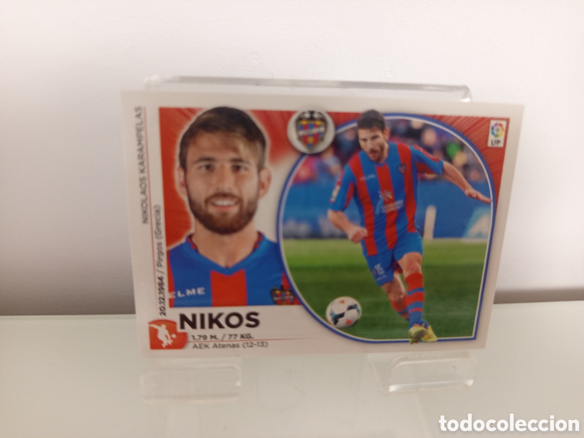 Fu&szlig;ball-Sticker: ❇️ CROMO ⚽ NIKOS LEVANTE 14 15 2014 2015 ESTE PANINI SIN PEGAR ❇️