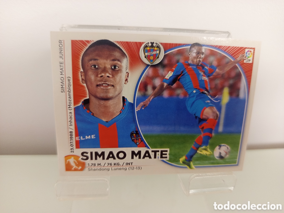 Fu&szlig;ball-Sticker: ❇️ CROMO ⚽ SIMAO MATE LEVANTE 14 15 2014 2015 ESTE PANINI SIN PEGAR ❇️