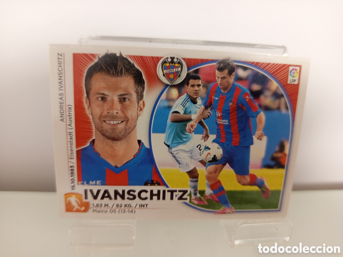 Fu&szlig;ball-Sticker: ❇️ CROMO ⚽ IVANSCHITZ LEVANTE 14 15 2014 2015 ESTE PANINI SIN PEGAR ❇️