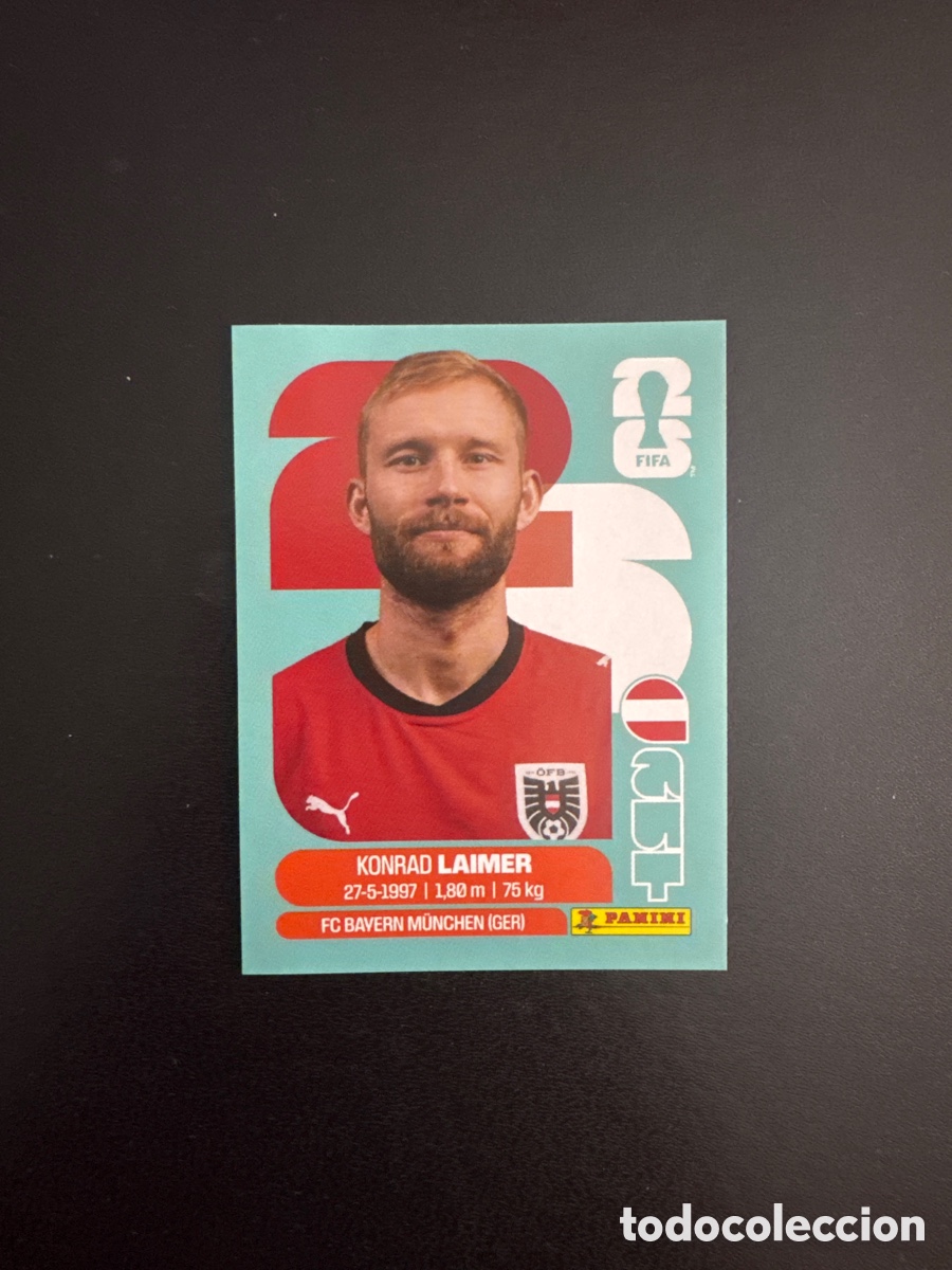 Cromos de F&uacute;tbol: LAIMER AUSTRIA NUMERO AUT 12 MUNDIAL 2026 WOLRD CUP