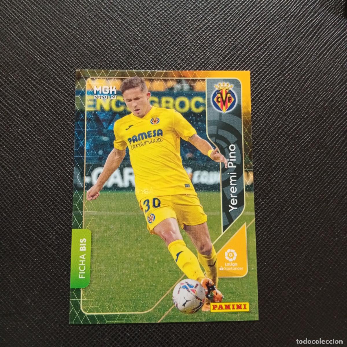 Cromos de F&uacute;tbol: 340 BIS YEREMI PINO VILLARREAL PANINI MEGACRACKS 20 21 CROMO FUTBOL 2020 2021 - A204 PG30