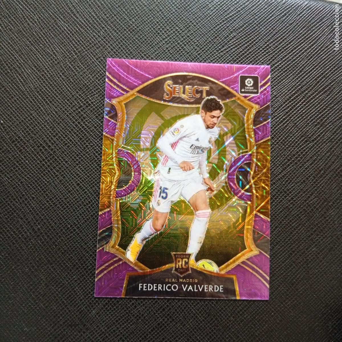 Cromos de F&uacute;tbol: 1 VALVERDE REAL MADRID PANINI CHRONICLES SELECT SOCCER 2020 2021 CROMO - A204 PG30 PURPLE