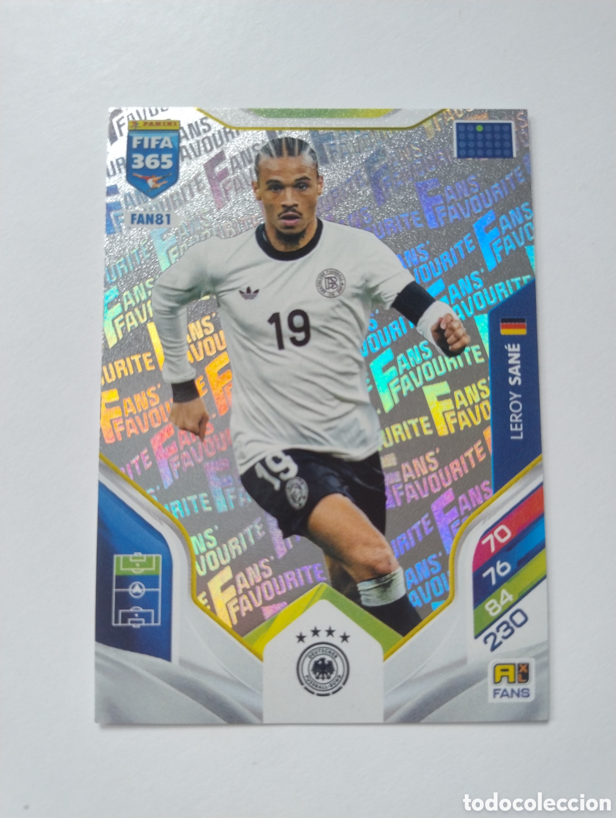 Cromos de F&uacute;tbol: FAN 81 - Sane - Alemania - Adrenalyn XL FIFA 365 2026
