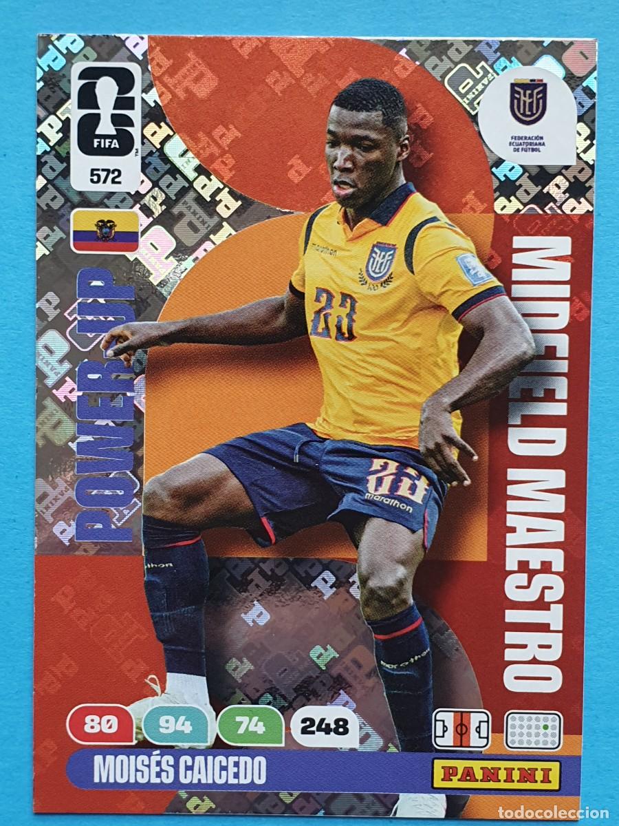 Cromos de F&uacute;tbol: Midfield Maestro #572 MOISES CAICEDO (Ecuador) - PANINI Adrenalyn XL FIFA World CUP 2026