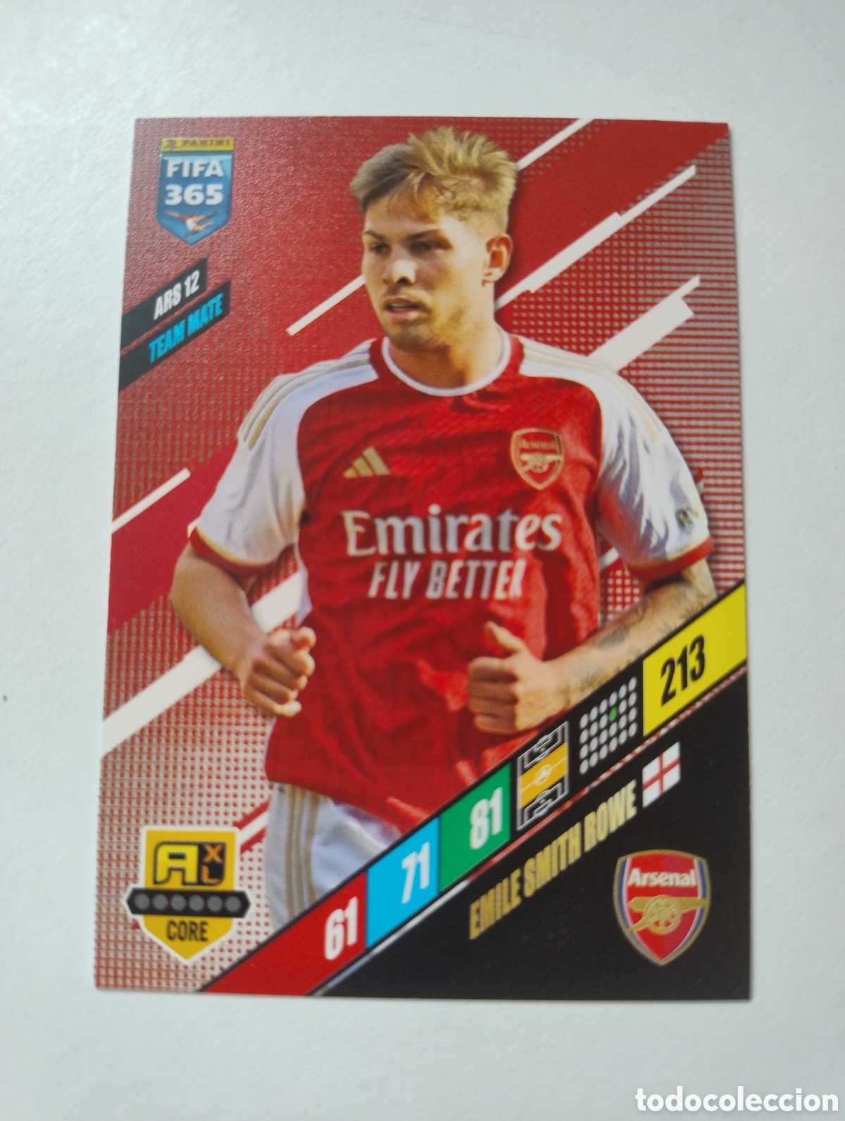 Cromos de F&uacute;tbol: ARS 12 - Smith Rowe - Arsenal - Adrenalyn XL FIFA 365 2024