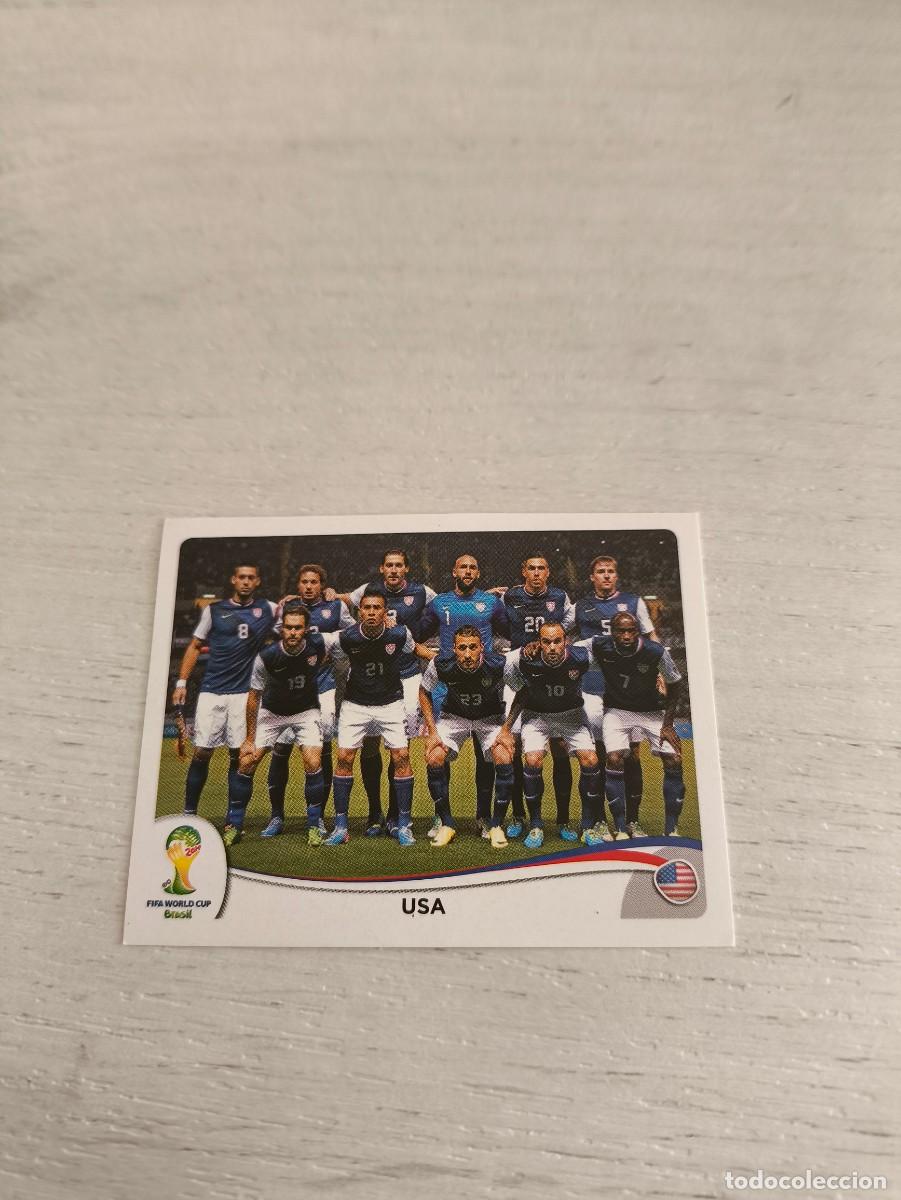 Cromos de F&uacute;tbol: 546 TEAM EQUIPO USA ESTADOS UNIDOS PANINI FIFA MUNDIAL WORLD CUP BRASIL 2014 NO LIGA ESTE