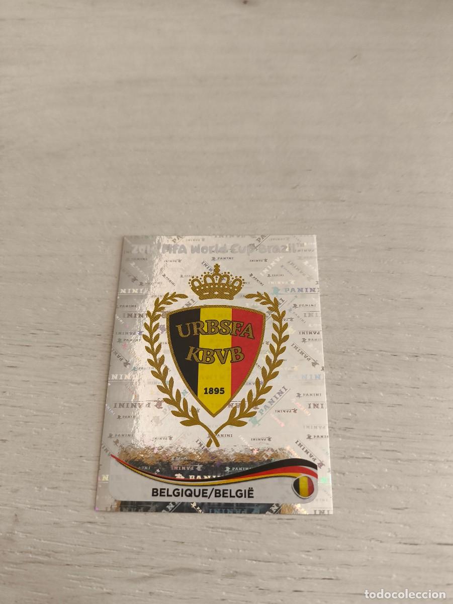 Cromos de F&uacute;tbol: 564 ESCUDO EMBLEMA BELGICA PANINI FIFA MUNDIAL WORLD CUP BRASIL 2014 NO LIGA ESTE
