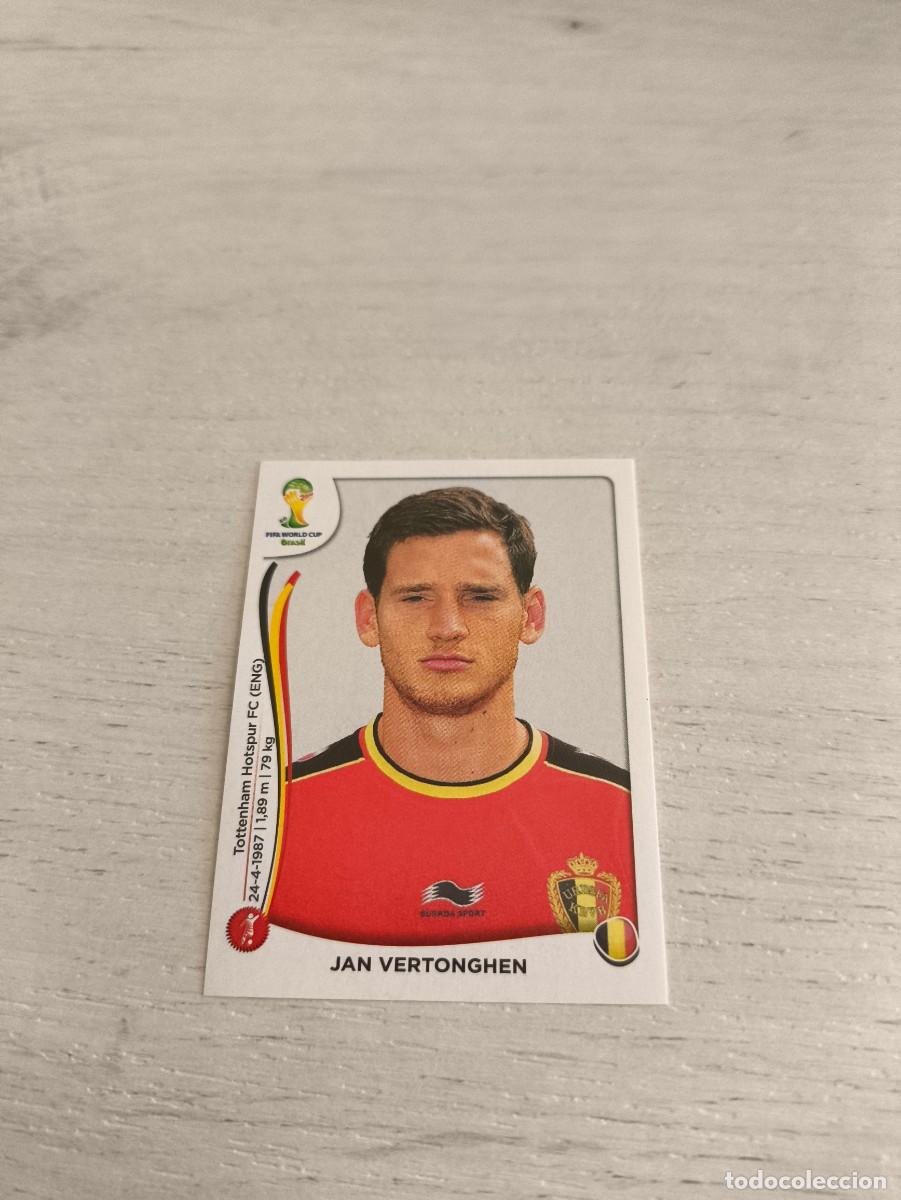 Cromos de F&uacute;tbol: 569 Jan Vertonghen BELGICA PANINI FIFA MUNDIAL WORLD CUP BRASIL 2014 NO LIGA ESTE