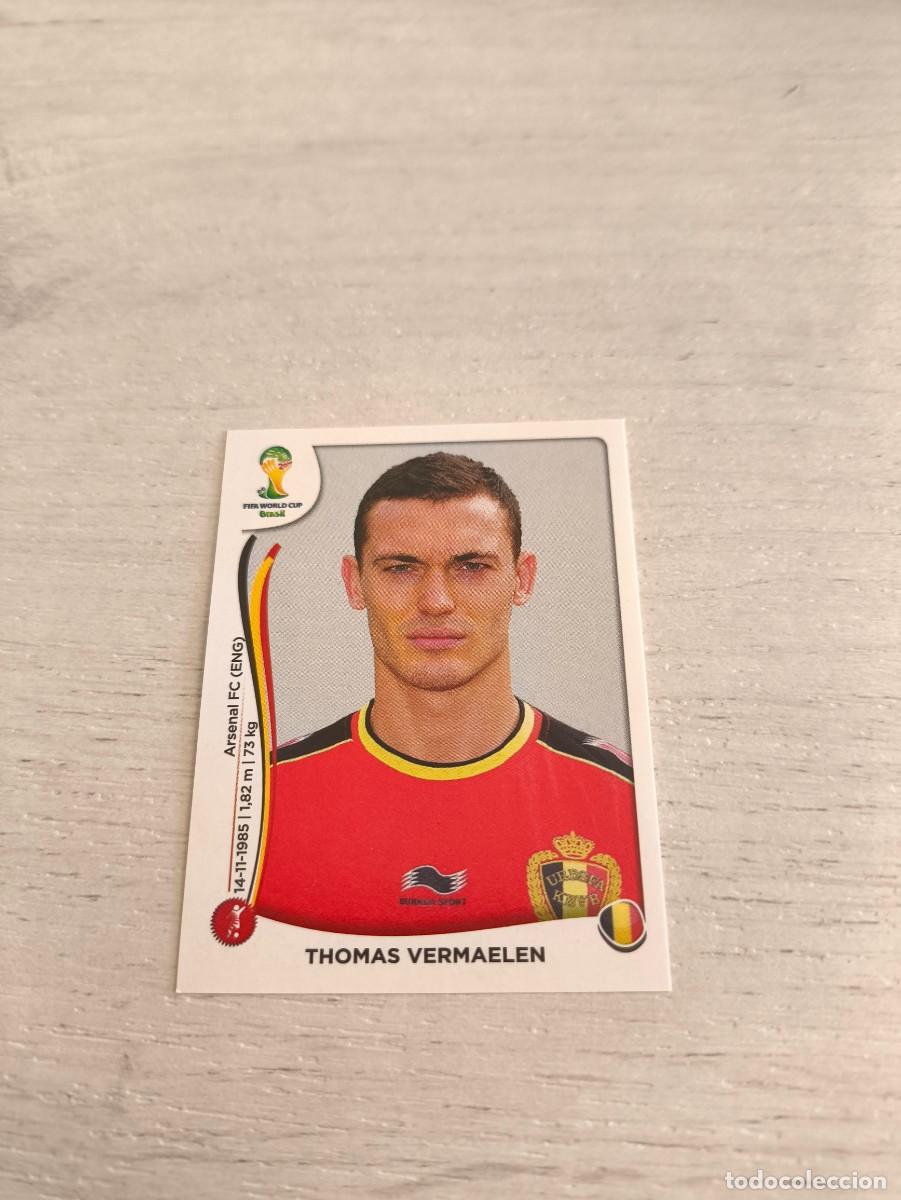 Cromos de F&uacute;tbol: 571 Thomas Vermaelen BELGICA PANINI FIFA MUNDIAL WORLD CUP BRASIL 2014 NO LIGA ESTE