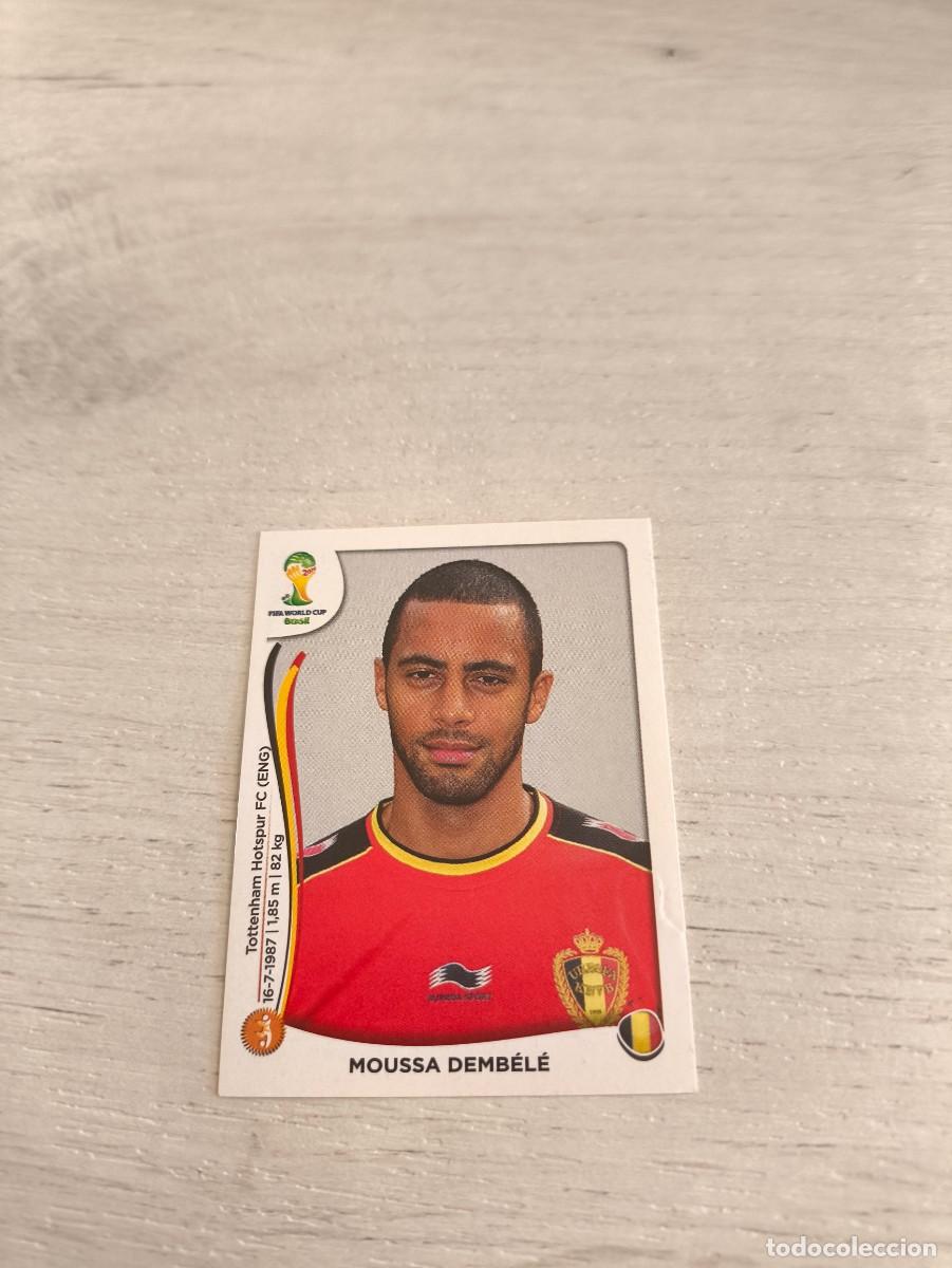 Cromos de F&uacute;tbol: 574 Mousa Demb&eacute;l&eacute; BELGICA PANINI FIFA MUNDIAL WORLD CUP BRASIL 2014 NO LIGA ESTE