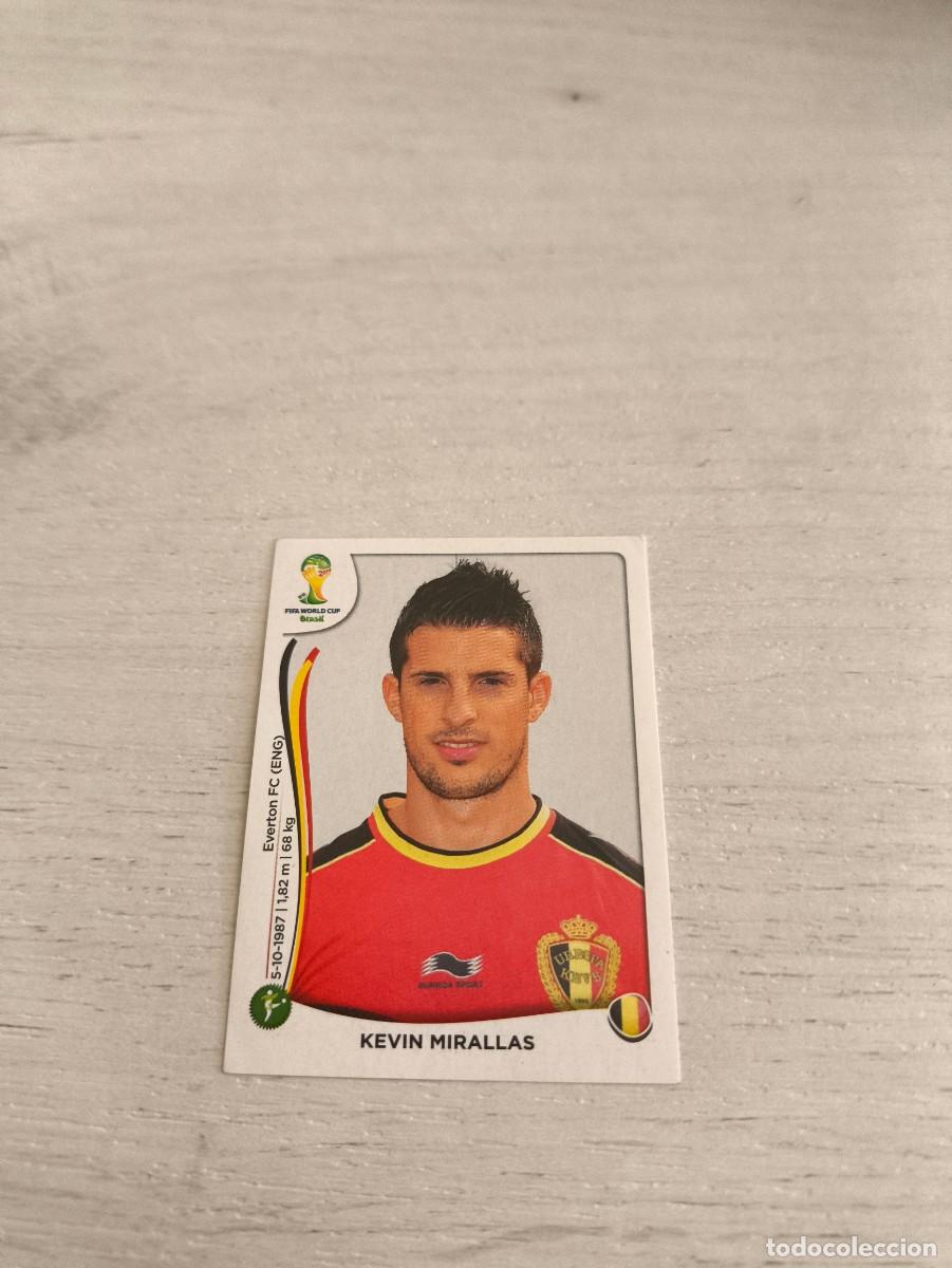 Cromos de F&uacute;tbol: 580 Kevin Mirallas BELGICA PANINI FIFA MUNDIAL WORLD CUP BRASIL 2014 NO LIGA ESTE