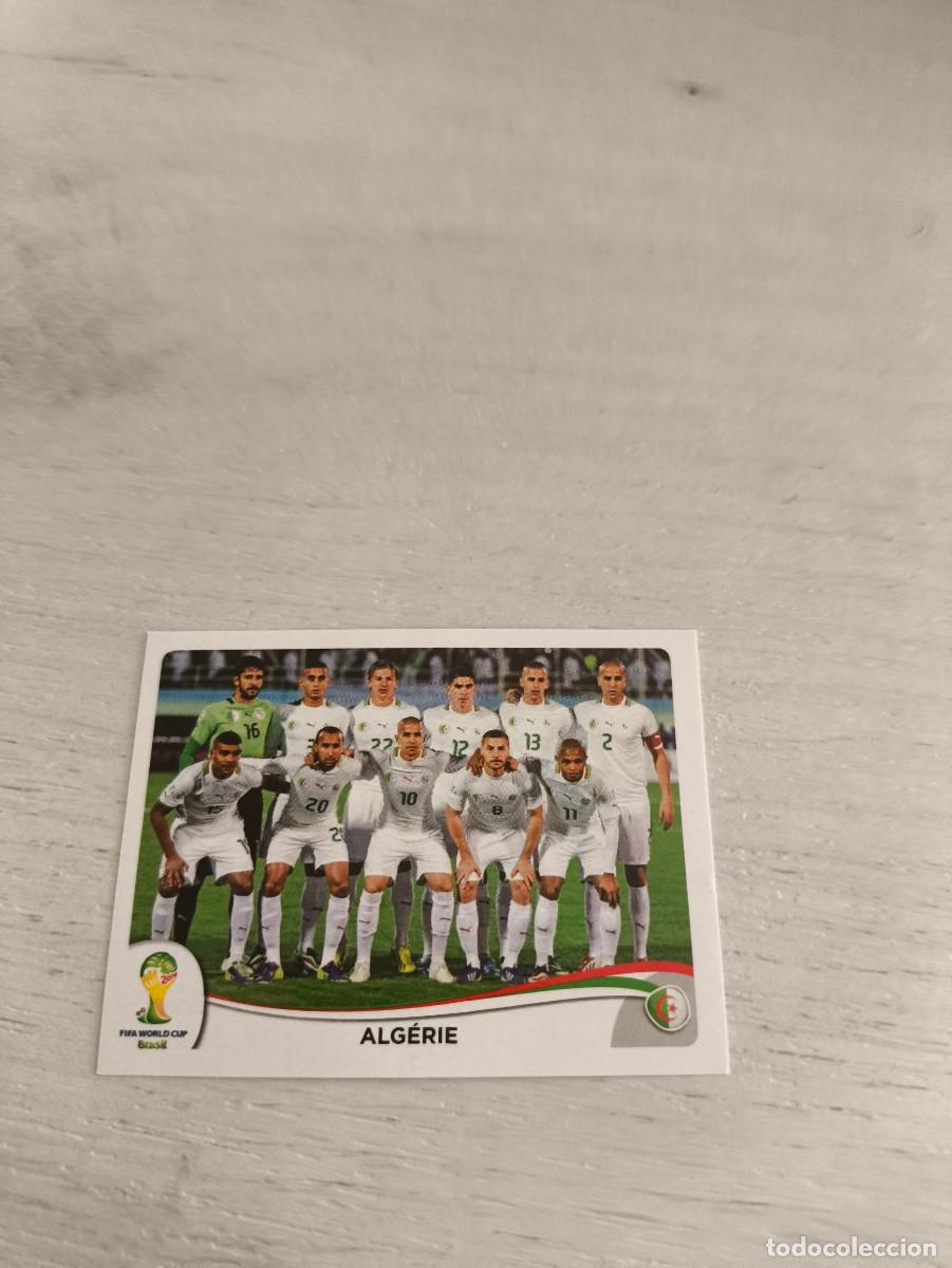 Cromos de F&uacute;tbol: 584 TEAM EQUIPO ALGERIA PANINI FIFA MUNDIAL WORLD CUP BRASIL 2014 NO LIGA ESTE