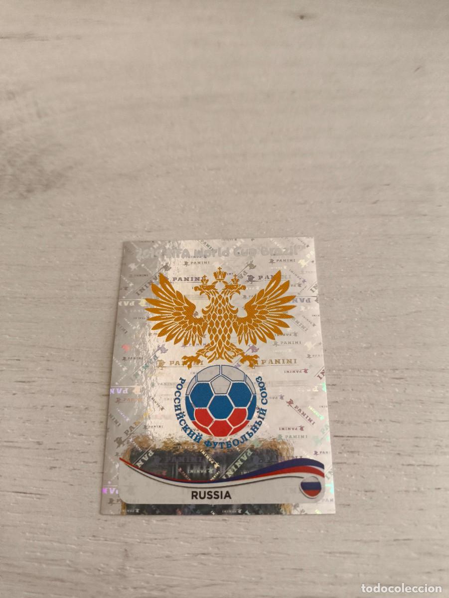 Cromos de Futebol: 602 ESCUDO EMBLEMA RUSIA PANINI FIFA MUNDIAL WORLD CUP BRASIL 2014 NO LIGA ESTE