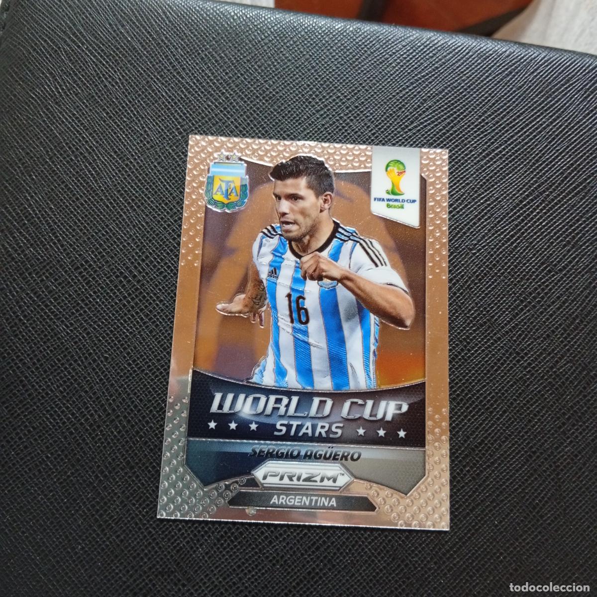 Cromos de Futebol: 2 AGUERO ARGENTINA PANINI PRIZM MUNDIAL BRASIL 2014 CROMO FUTBOL 14 - A204 PG32