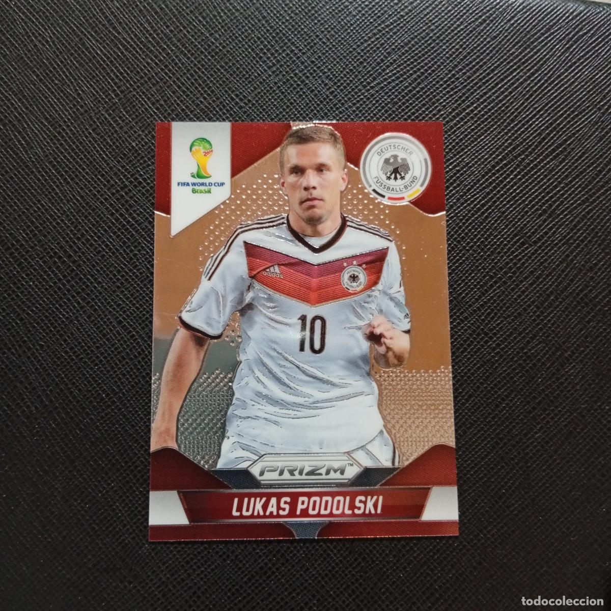 Cromos de F&uacute;tbol: 92 PODOLSKI ALEMANIA PANINI PRIZM MUNDIAL BRASIL 2014 CROMO FUTBOL 14 - A204 PG32