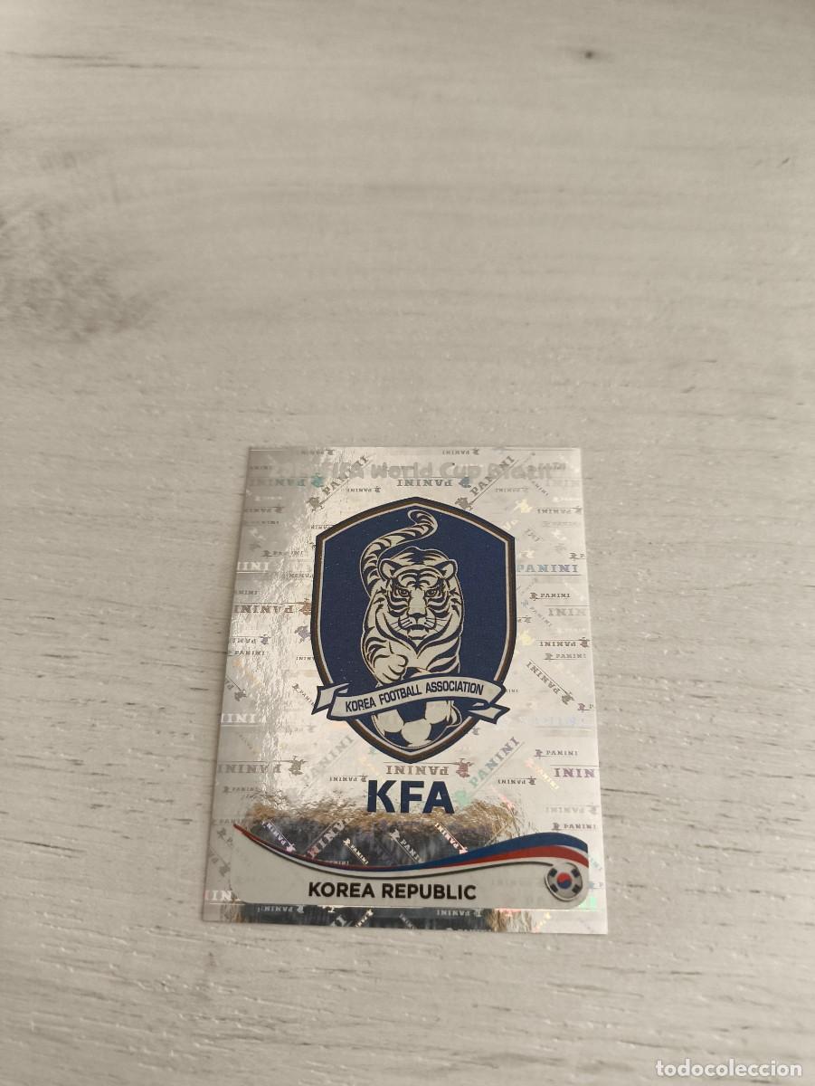 Cromos de F&uacute;tbol: 621 ESCUDO EMBLEMA KOREA DEL SUR PANINI FIFA MUNDIAL WORLD CUP BRASIL 2014 NO LIGA ESTE
