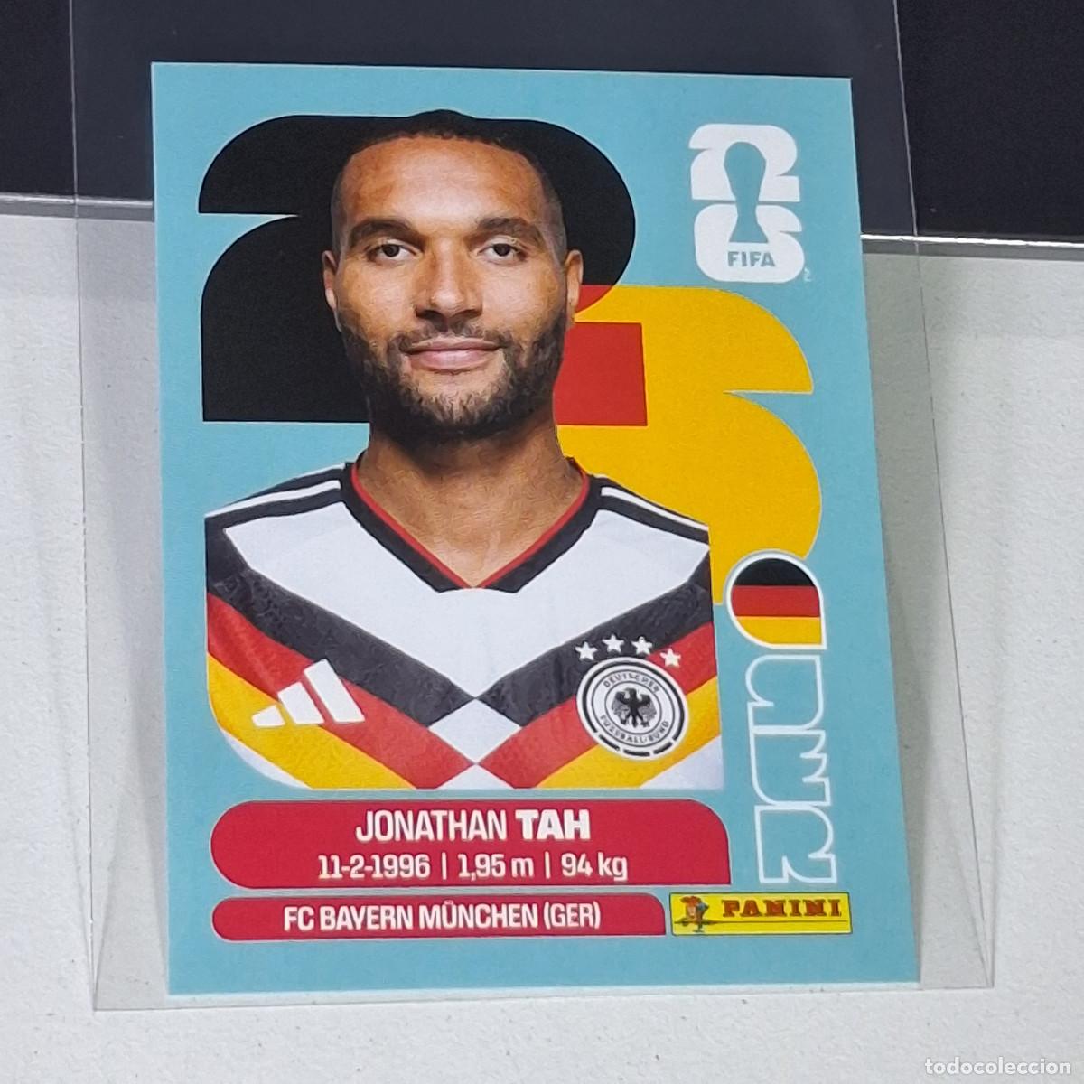 Cromos de F&uacute;tbol: A39 GER3 JONATHAN TAH 3 ALEMANIA GERMANY GER MUNDIAL FIFA WORLD CUP 2026 STICKER PANINI