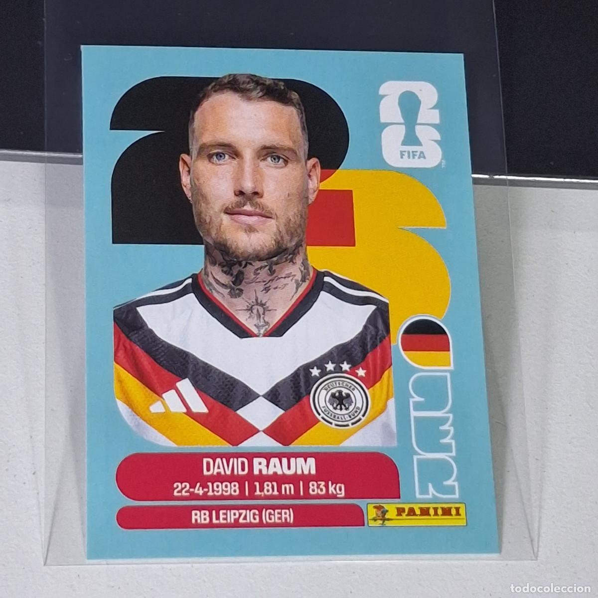 Cromos de F&uacute;tbol: A39 GER4 DAVID RAUM 4 ALEMANIA GERMANY GER MUNDIAL FIFA WORLD CUP 2026 STICKER PANINI