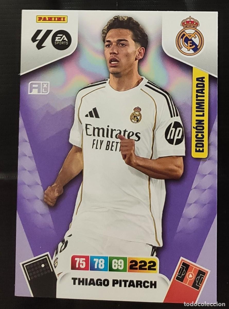 Cromos de F&uacute;tbol: Carta edici&oacute;n limitada Last Moment Thiago Pitarch Madrid Panini Adrenalyn XL La Liga 2025-2026