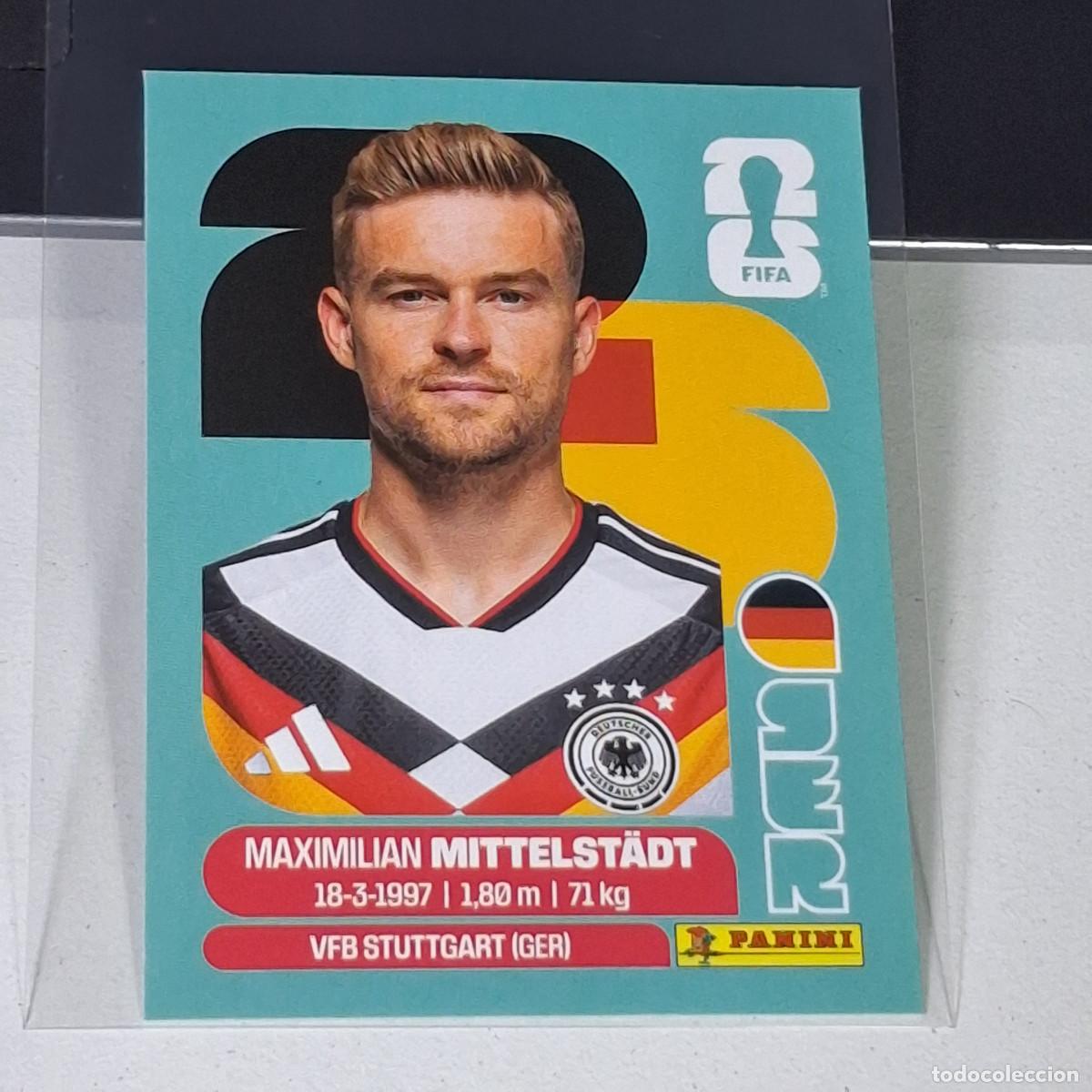 Cromos de F&uacute;tbol: A39 9 GER9 MAXIMILIAN MITTELSTADT ALEMANIA GERMANY GER MUNDIAL FIFA WORLD CUP 2026 STICKER PANINI