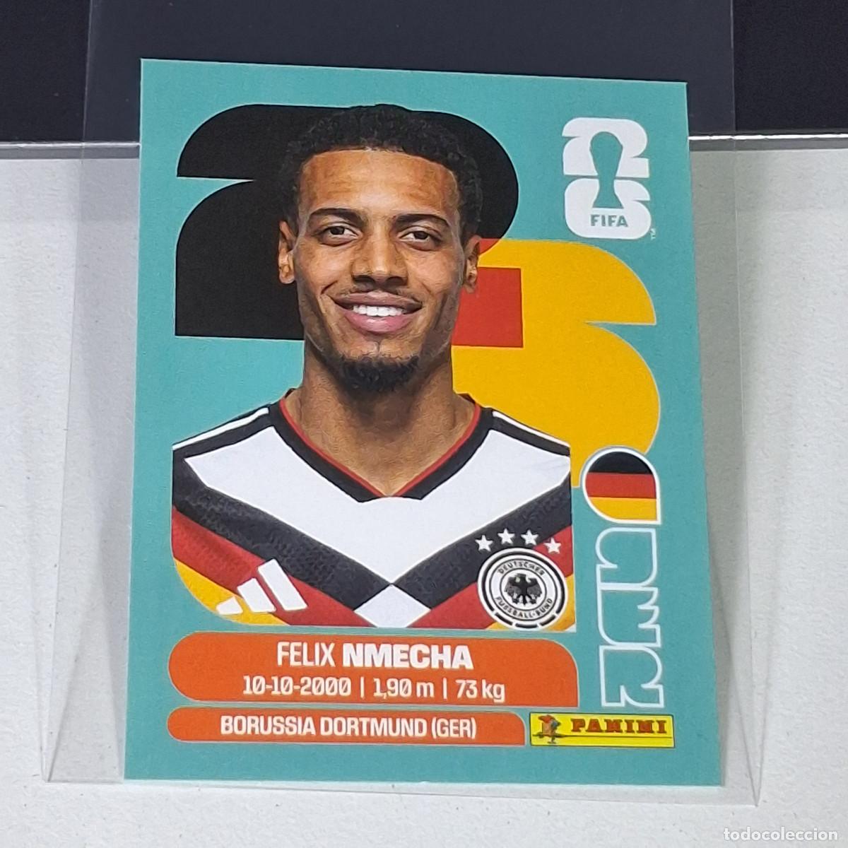 Cromos de F&uacute;tbol: A39 GER12 FELIX NMECHA 12 ALEMANIA GERMANY GER MUNDIAL FIFA WORLD CUP 2026 STICKER PANINI