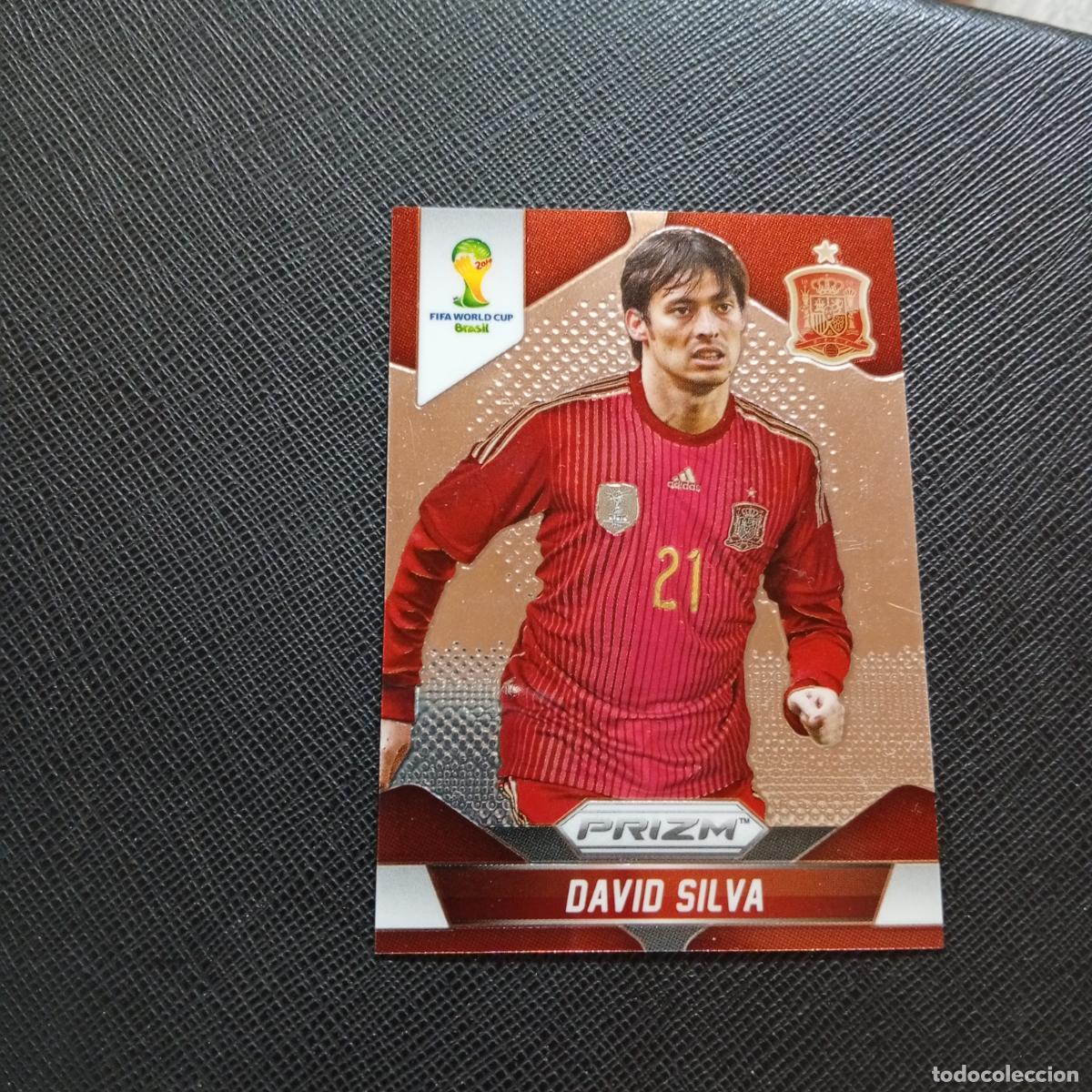 Cromos de F&uacute;tbol: 175 DAVID SILVA ESPA&Ntilde;A PANINI PRIZM MUNDIAL BRASIL 2014 CROMO FUTBOL 14 - A204 PG39