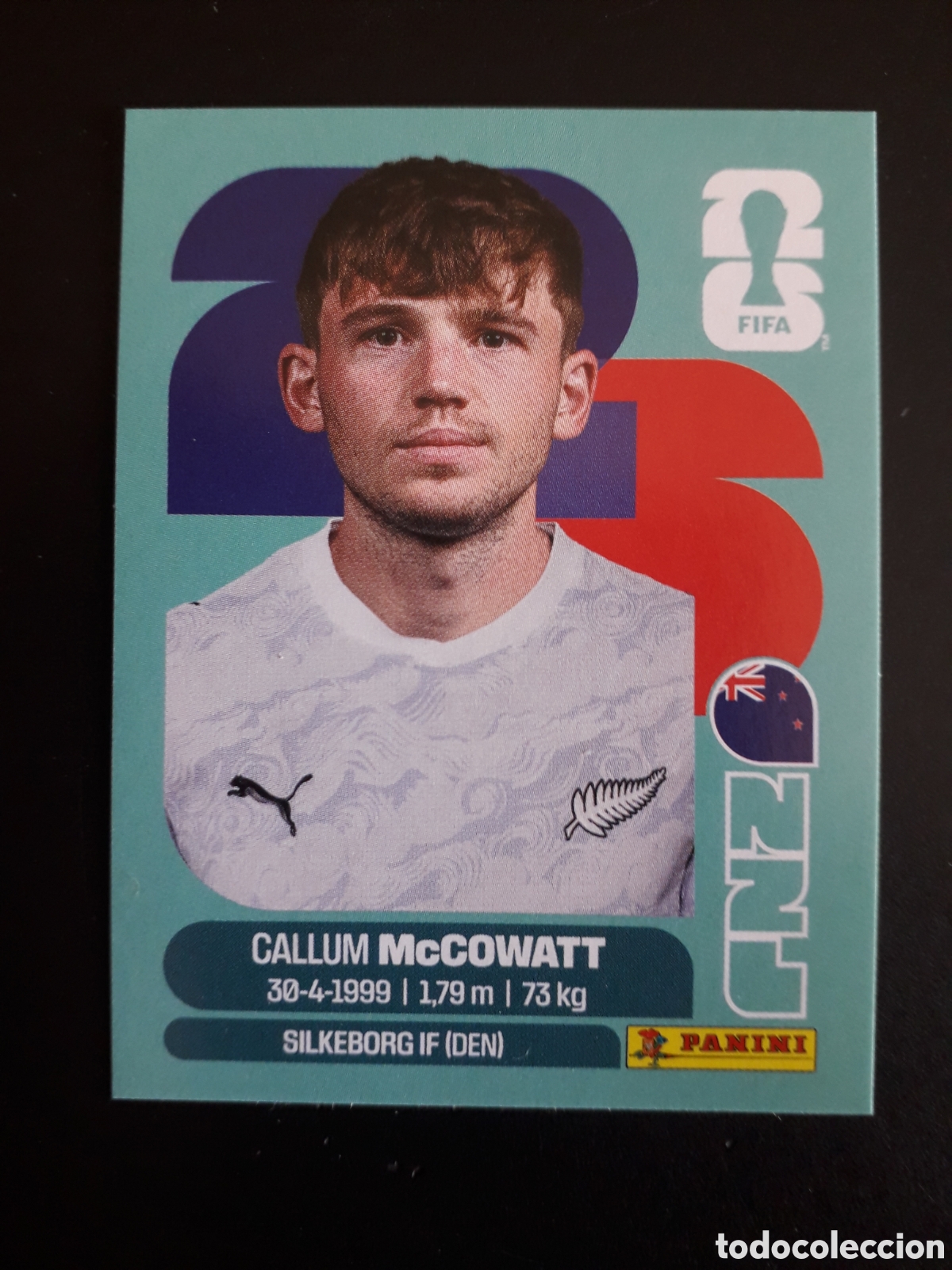 Cromos de F&uacute;tbol: McCOWATT NUEVA ZELANDA NZL 19 MUNDIAL F&Uacute;TBOL 2026 FIFA WORLD CUP PANINI SIN PEGAR PEDIDO M&Iacute;NIMO 3&euro;.