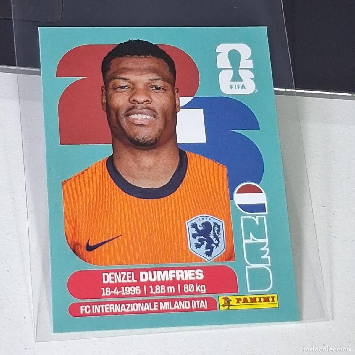 Cromos de F&uacute;tbol: A39 NED6 DENZEL DUMFRIES 6 NED PA&Iacute;SES BAJOS HOLANDA NED MUNDIAL FIFA WORLD CUP 2026 STICKER PANINI