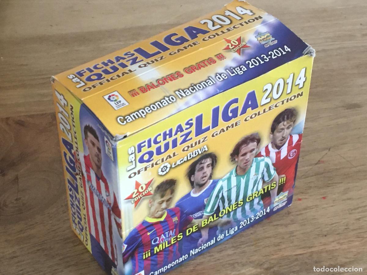 Football Stickers: las fichas liga 2014 quiz caja de quiosco con 35 sobres de cromos sin abrir perfecto estado