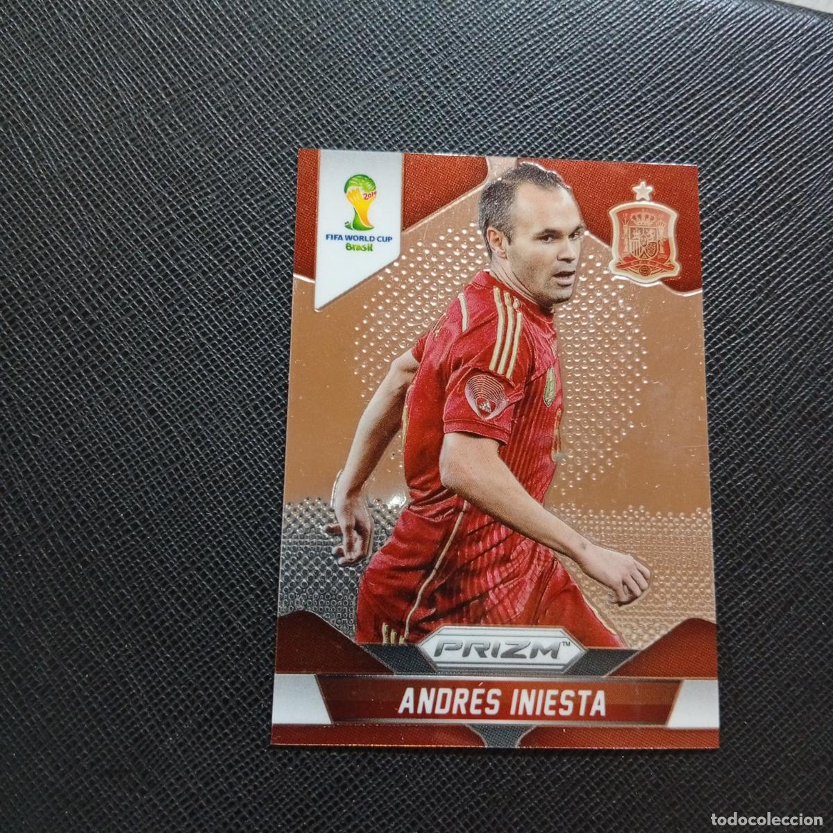 Cromos de F&uacute;tbol: 177 INIESTA ESPA&Ntilde;A PANINI PRIZM MUNDIAL BRASIL 2014 CROMO FUTBOL 14 - A204 PG39