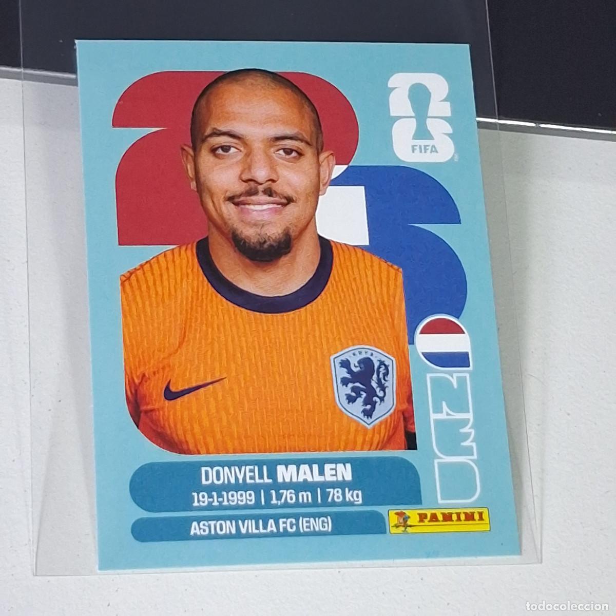 Cromos de F&uacute;tbol: A39 NED18 DONYELL MALEN 18 PA&Iacute;SES BAJOS HOLANDA NED MUNDIAL FIFA WORLD CUP 2026 STICKER PANINI