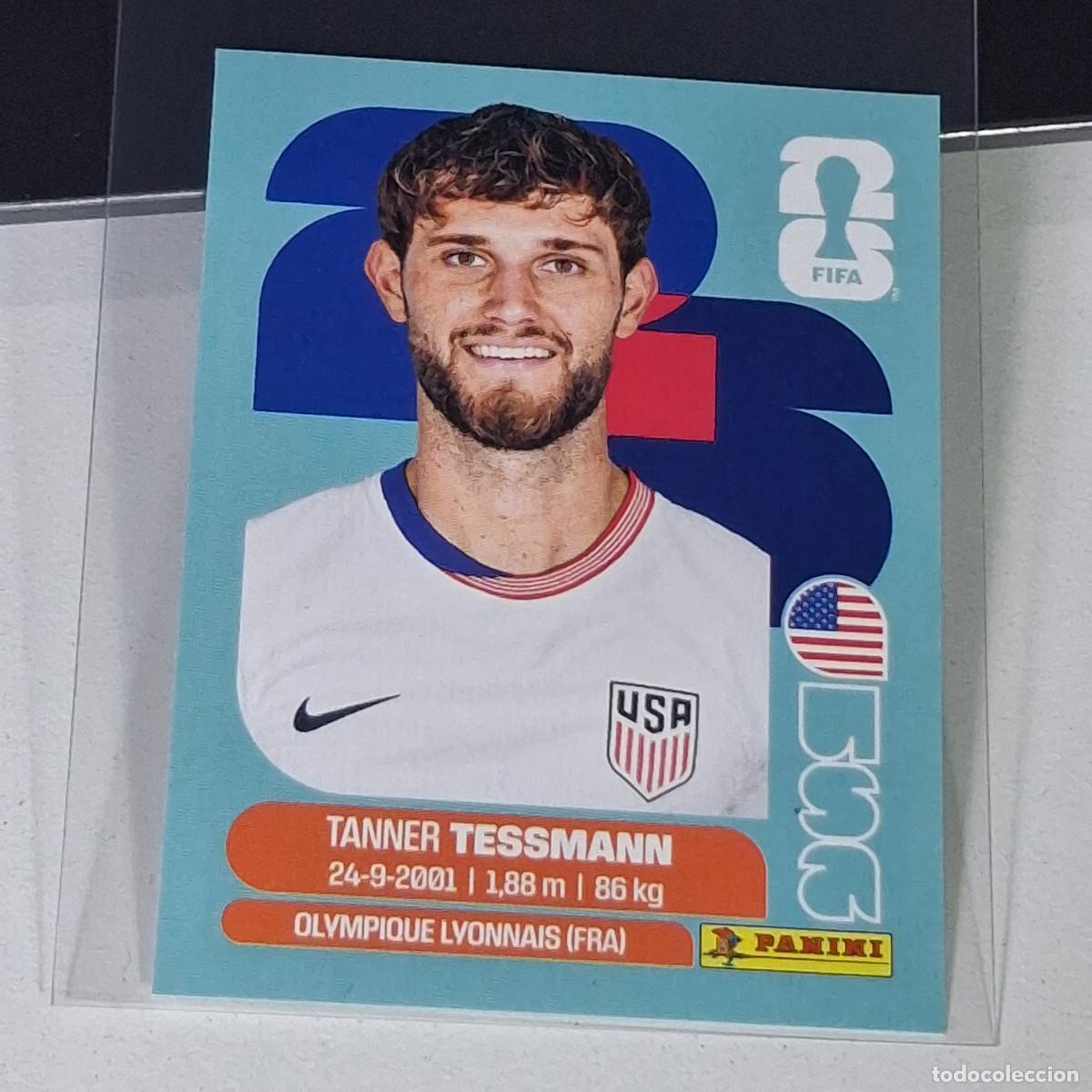Cromos de F&uacute;tbol: A39 USA9 TANNER TESSMANN 9 ESTADOS UNIDOS USA MUNDIAL FIFA WORLD CUP 2026 STICKER PANINI