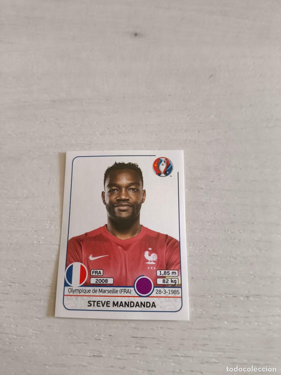 Cromos de F&uacute;tbol: 18 Steve Mandanda FRANCIA SIN PEGAR PANINI EUROCOPA EURO FRANCIA 2016 NO LIGA ESTE