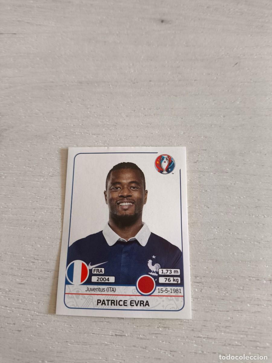Cromos de F&uacute;tbol: 22 Patrice Evra FRANCIA SIN PEGAR PANINI EUROCOPA EURO FRANCIA 2016 NO LIGA ESTE