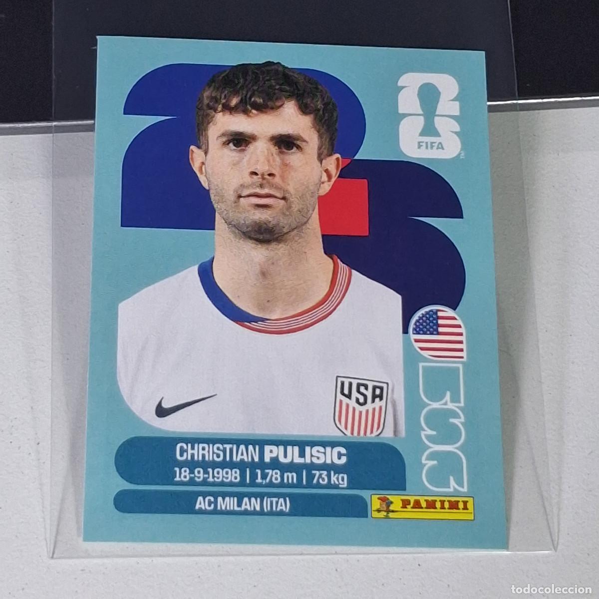 Cromos de F&uacute;tbol: A39 USA16 CHRISTIAN PULISIC 16 USA ESTADOS UNIDOS USA MUNDIAL FIFA WORLD CUP 2026 STICKER PANINI