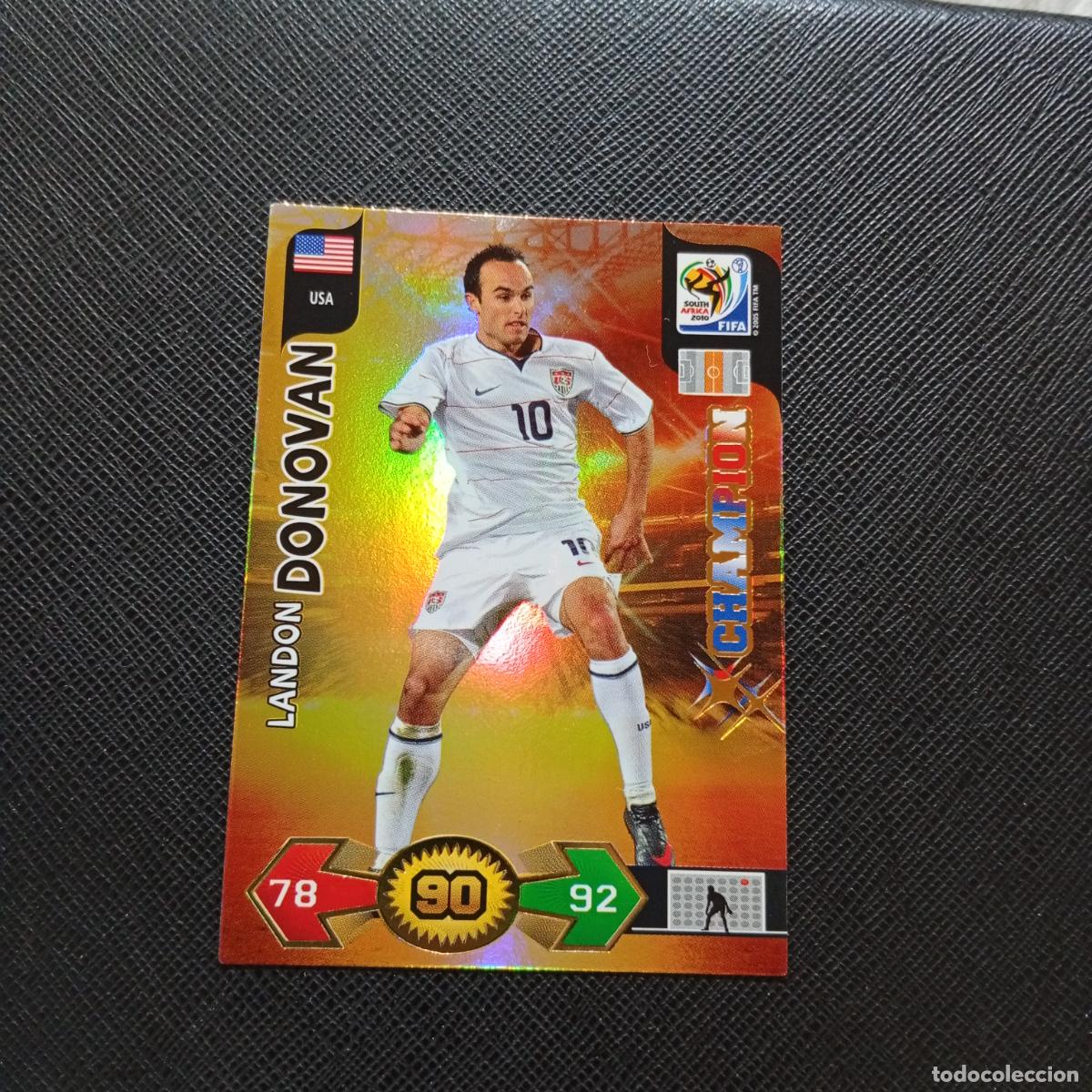 Football Stickers: DONOVAN USA ADRENALYN MUNDIAL SOUTH AFRICA 10 FUTBOL 2010 - A204 PG40 CHAMPION