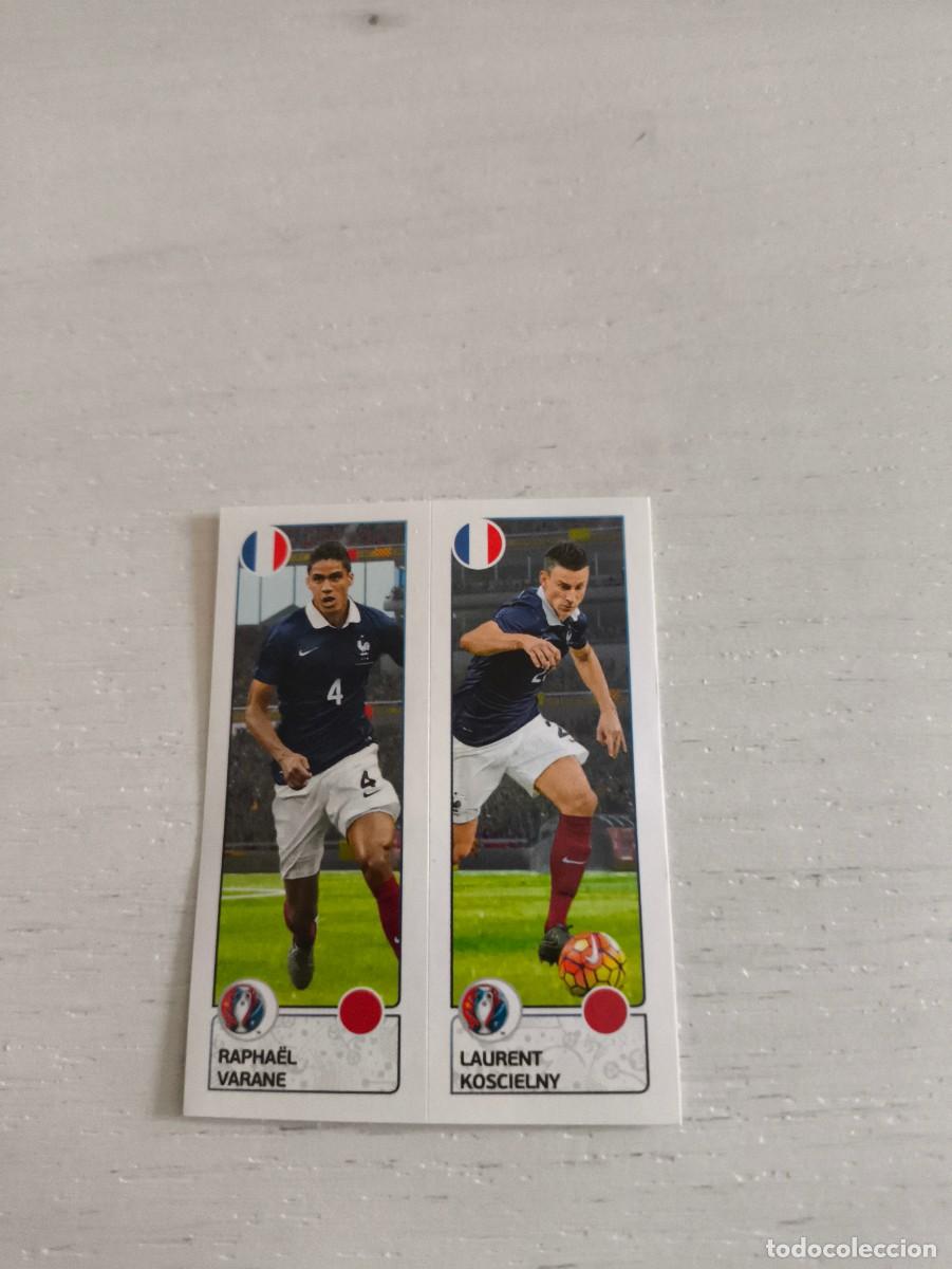 Cromos de F&uacute;tbol: 39 Rapha&euml;l Varane / Laurent Koscielny FRANCIA PANINI EUROCOPA EURO FRANCIA 2016 NO LIGA ESTE