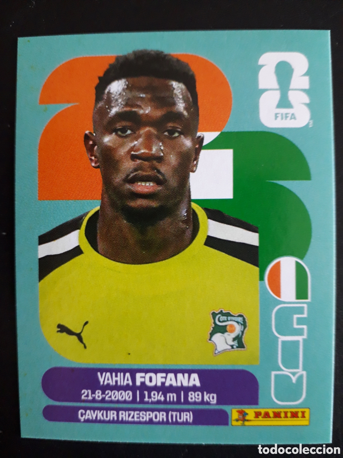 Cromos de F&uacute;tbol: FOFANA COSTA DE MARFIL CIV 2 MUNDIAL F&Uacute;TBOL 2026 FIFA WORLD CUP PANINI SIN PEGAR PEDIDO M&Iacute;NIMO 3&euro;