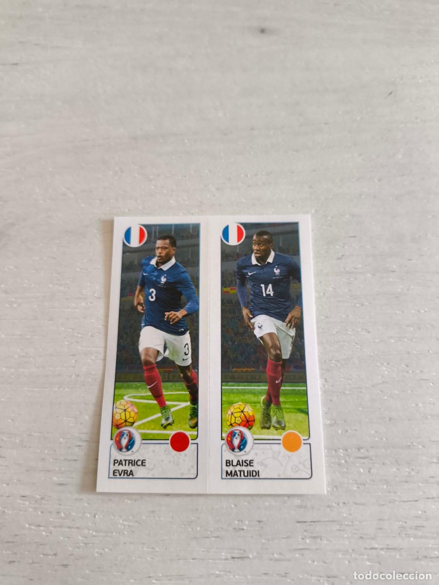 Cromos de F&uacute;tbol: 40 Patrice Evra / Blaise Matuidi FRANCIA PANINI EUROCOPA EURO FRANCIA 2016 NO LIGA ESTE